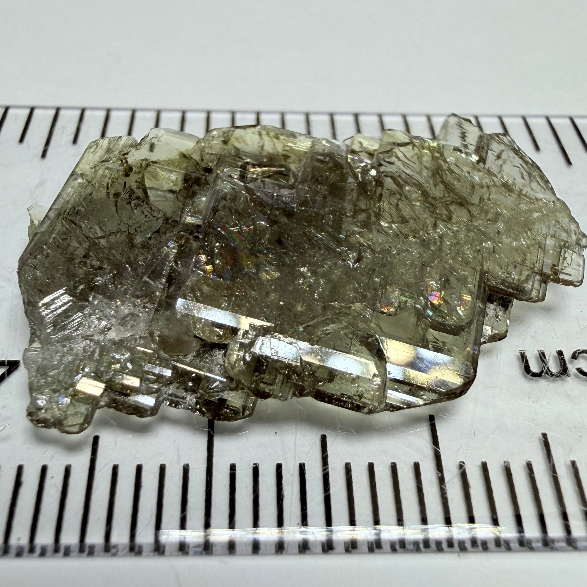 Tanzanite Crystal, 13.05ct, Merelani, Tanzania, Untreated Unheated, a complex crystal floater, crystallised on both sides