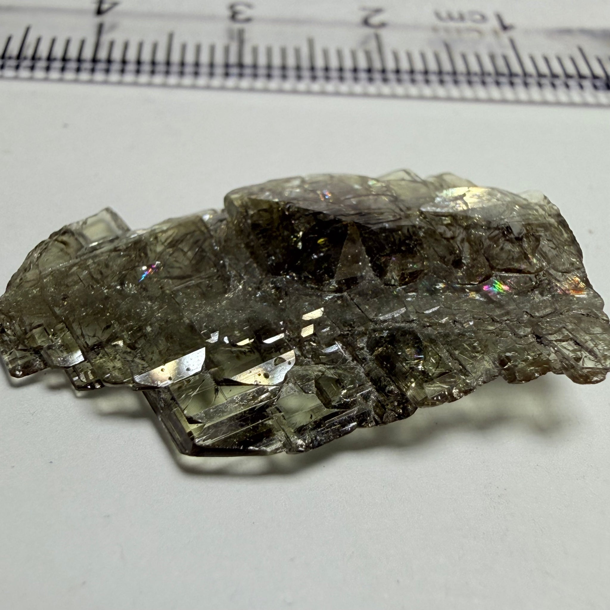 Tanzanite Crystal, 13.05ct, Merelani, Tanzania, Untreated Unheated, a complex crystal floater, crystallised on both sides