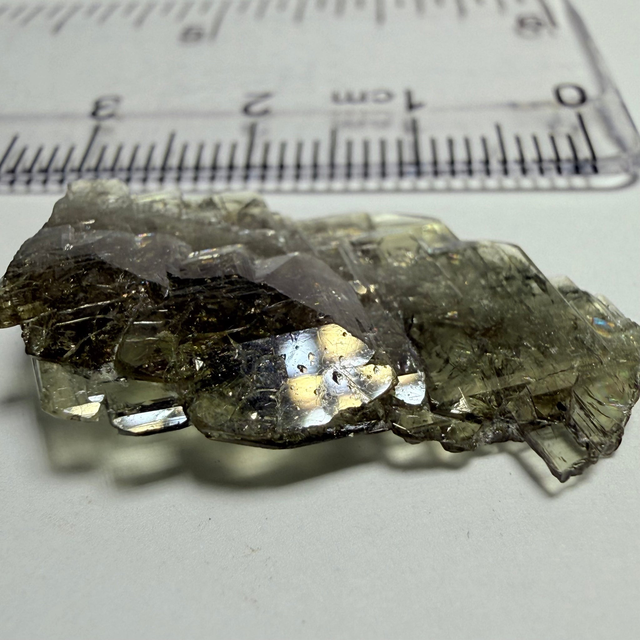 Tanzanite Crystal, 13.05ct, Merelani, Tanzania, Untreated Unheated, a complex crystal floater, crystallised on both sides