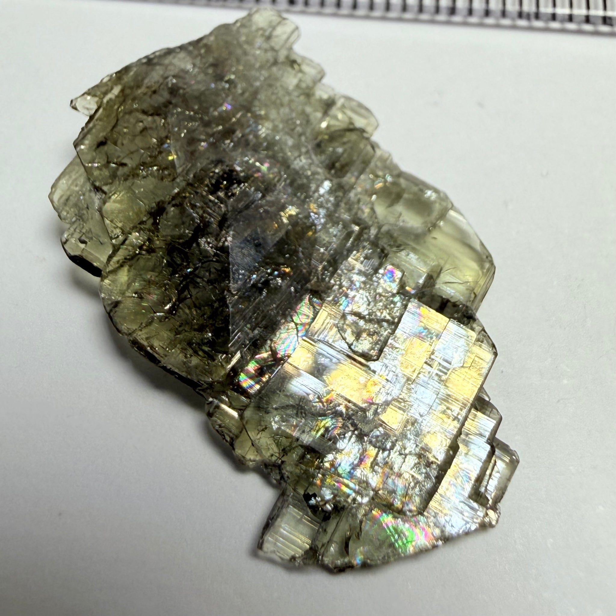 Tanzanite Crystal, 13.05ct, Merelani, Tanzania, Untreated Unheated, a complex crystal floater, crystallised on both sides