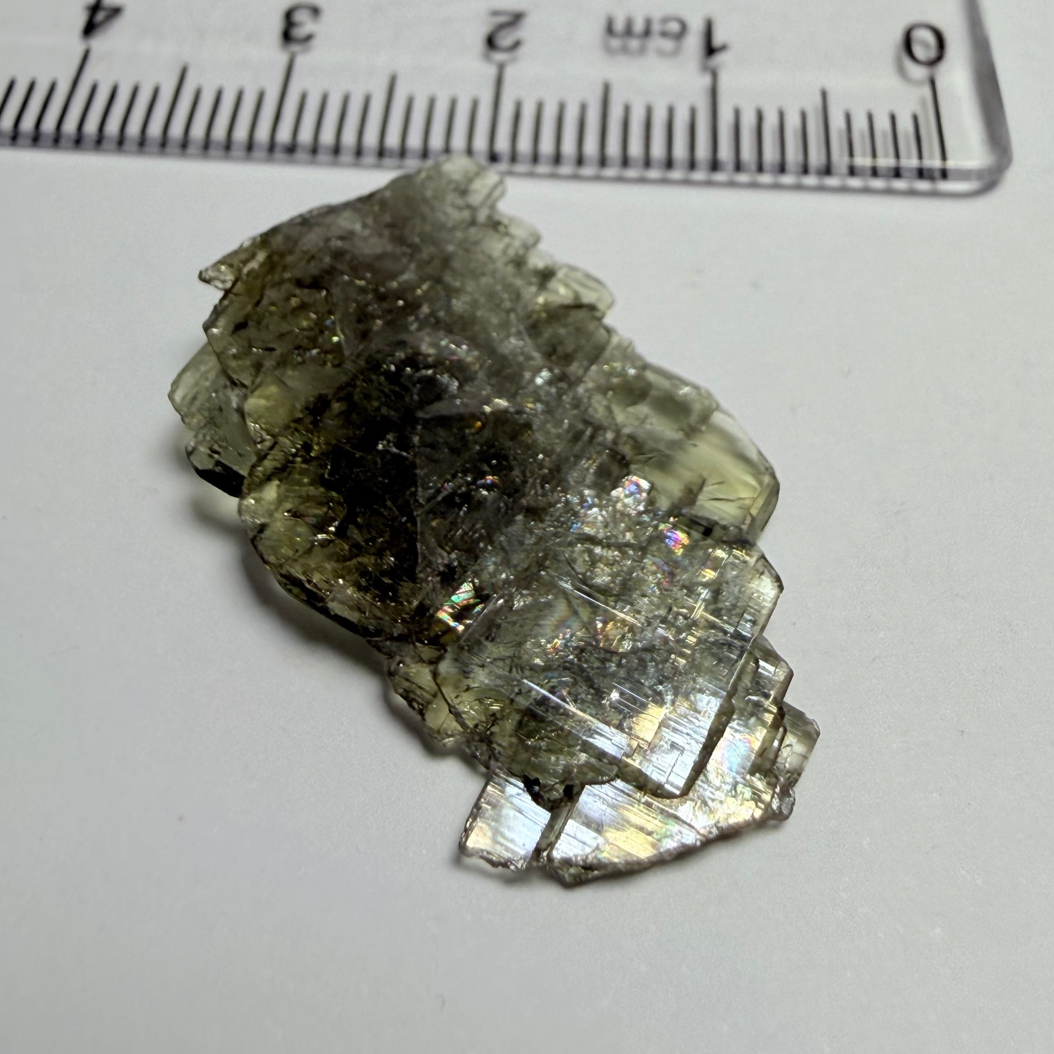 Tanzanite Crystal, 13.05ct, Merelani, Tanzania, Untreated Unheated, a complex crystal floater, crystallised on both sides