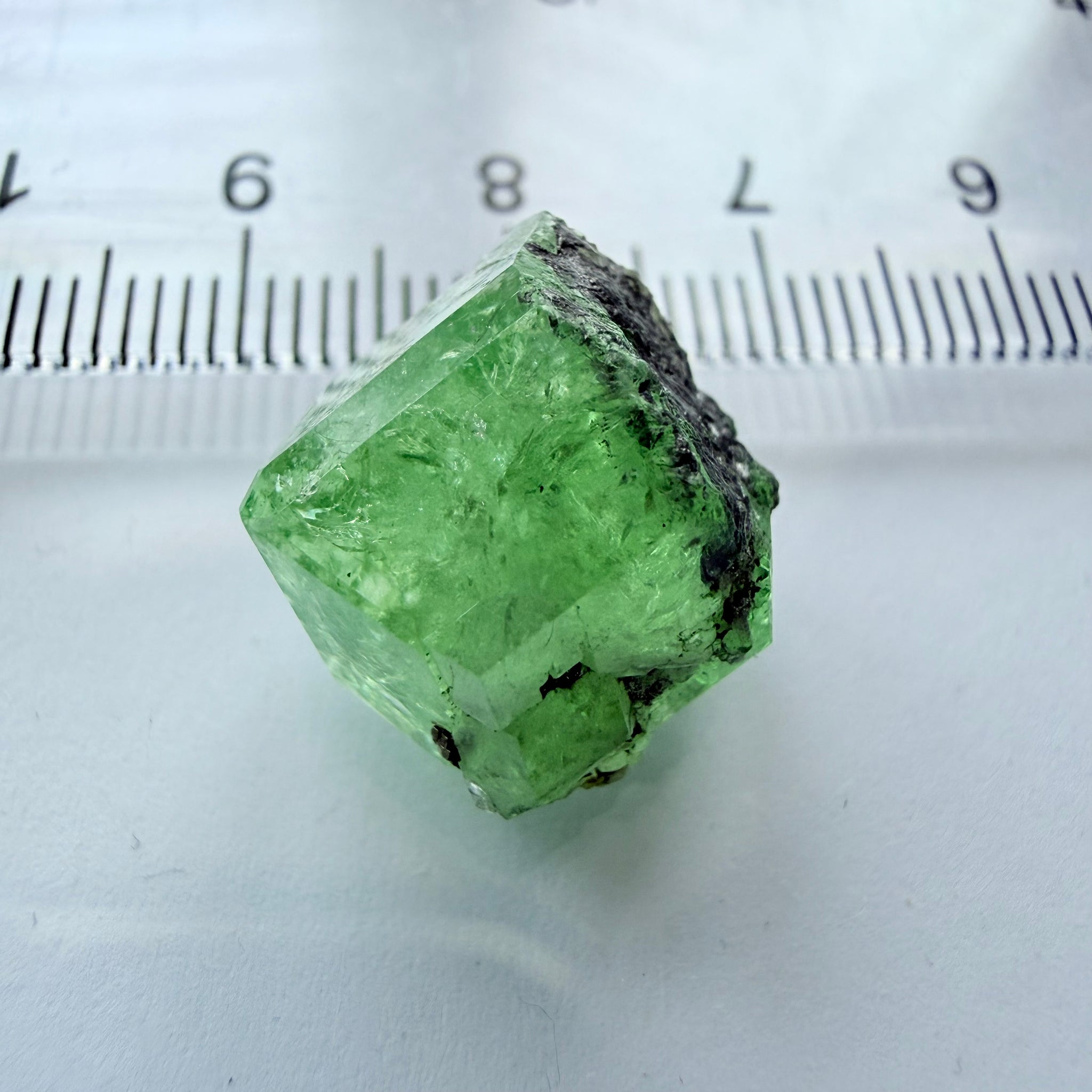 Merelani Mint Garnet Crystal, 20.87ct, Tanzania, Untreated Unheated