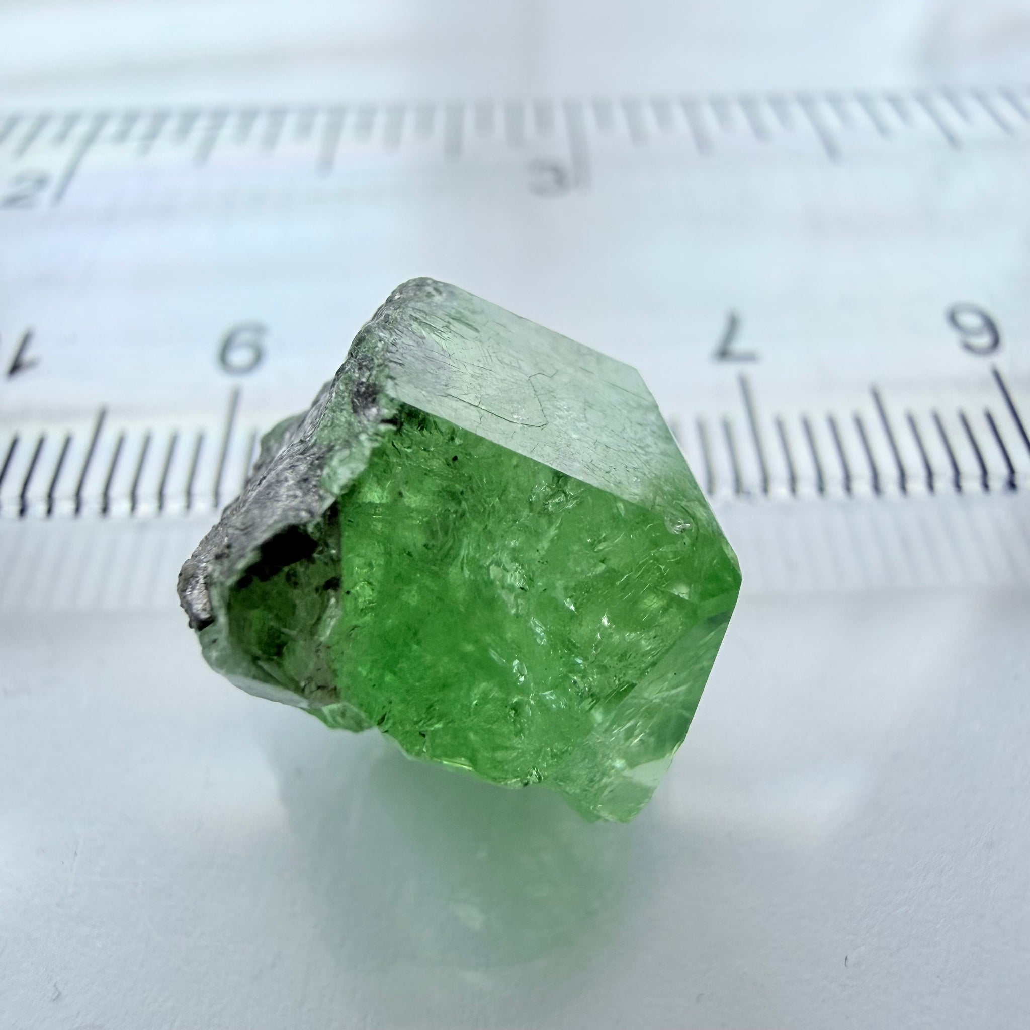Merelani Mint Garnet Crystal, 20.87ct, Tanzania, Untreated Unheated