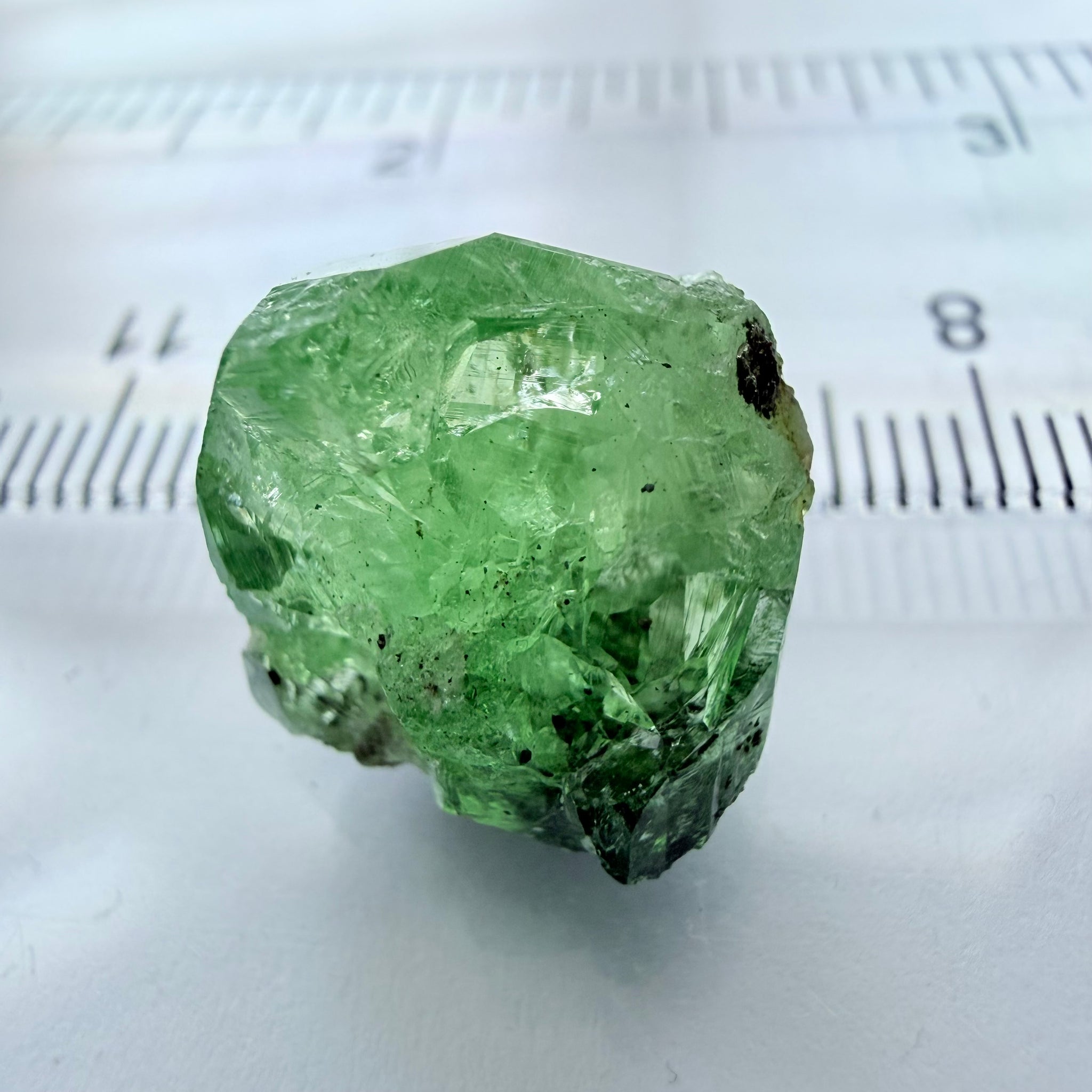 Merelani Mint Garnet Crystal, 20.87ct, Tanzania, Untreated Unheated