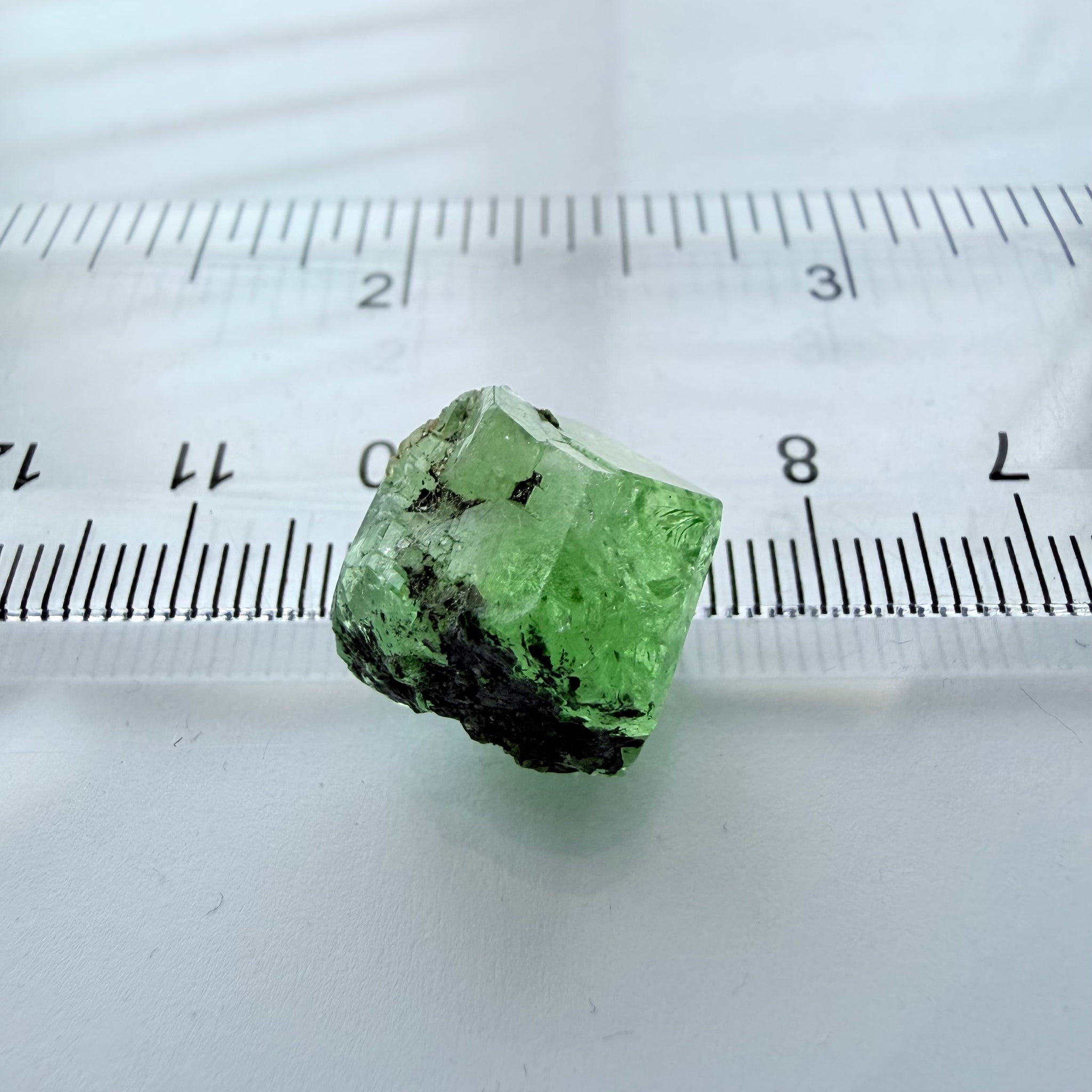 Merelani Mint Garnet Crystal, 20.87ct, Tanzania, Untreated Unheated