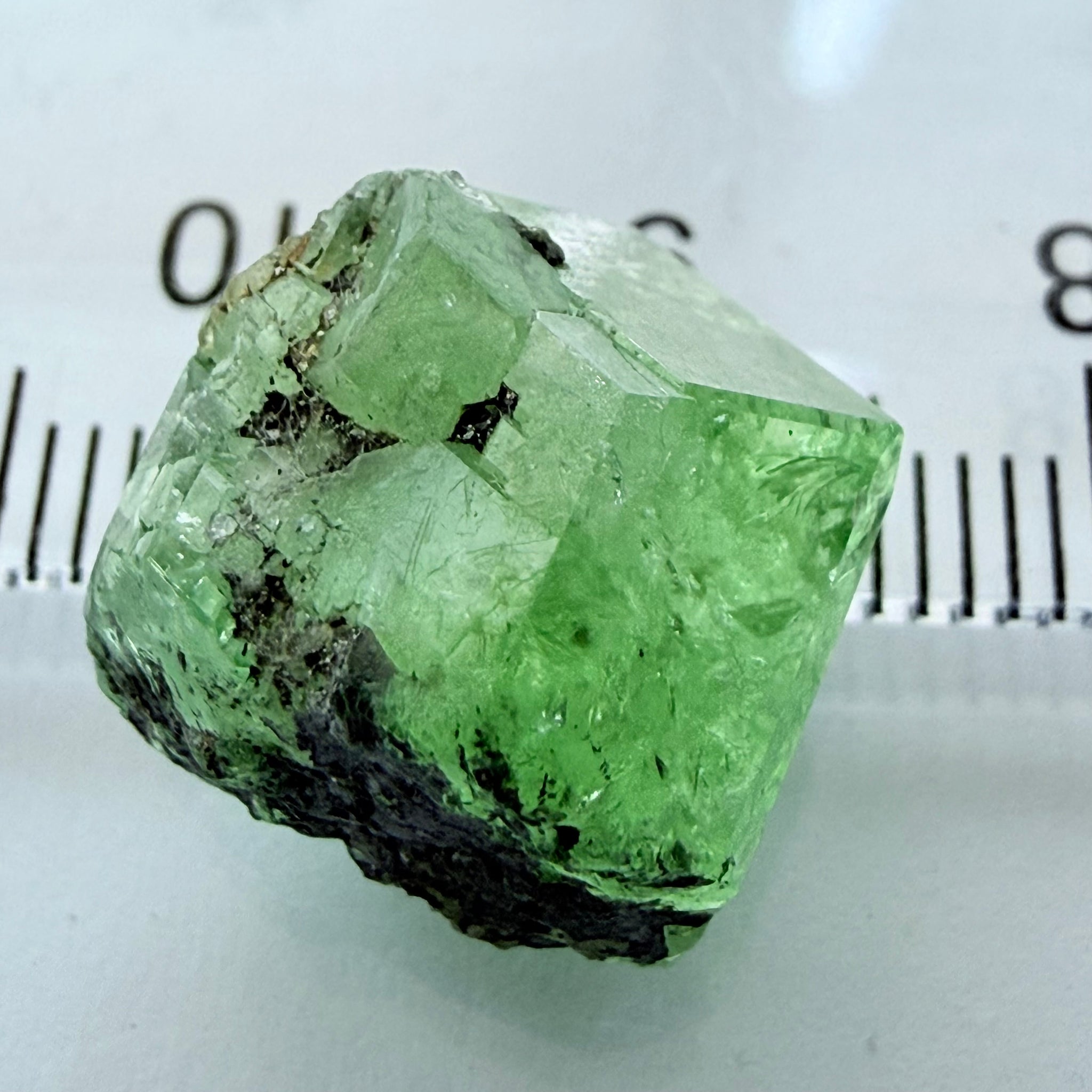 Merelani Mint Garnet Crystal, 20.87ct, Tanzania, Untreated Unheated