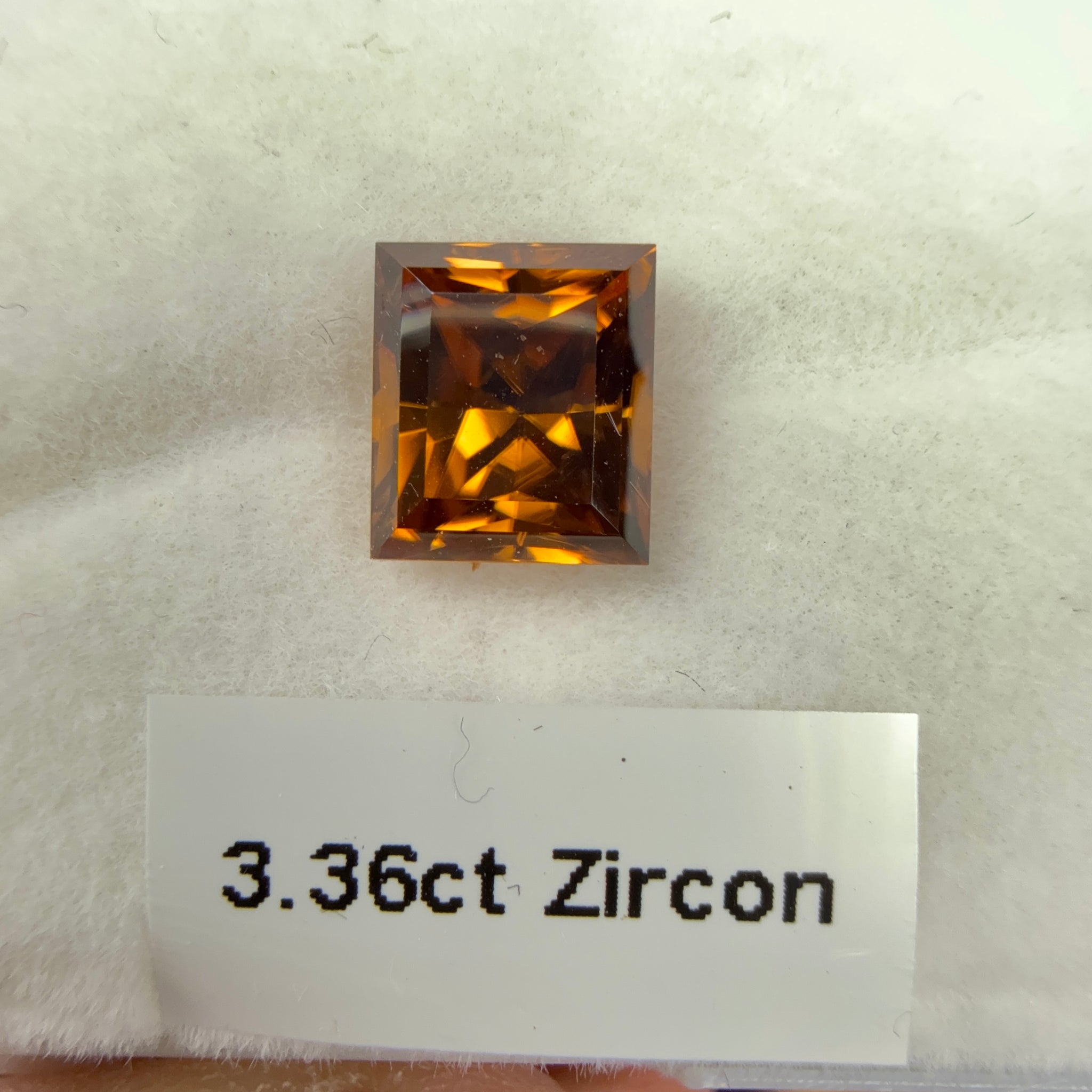 Tanzanian Zircon, 3.36ct, Untreated Unheated