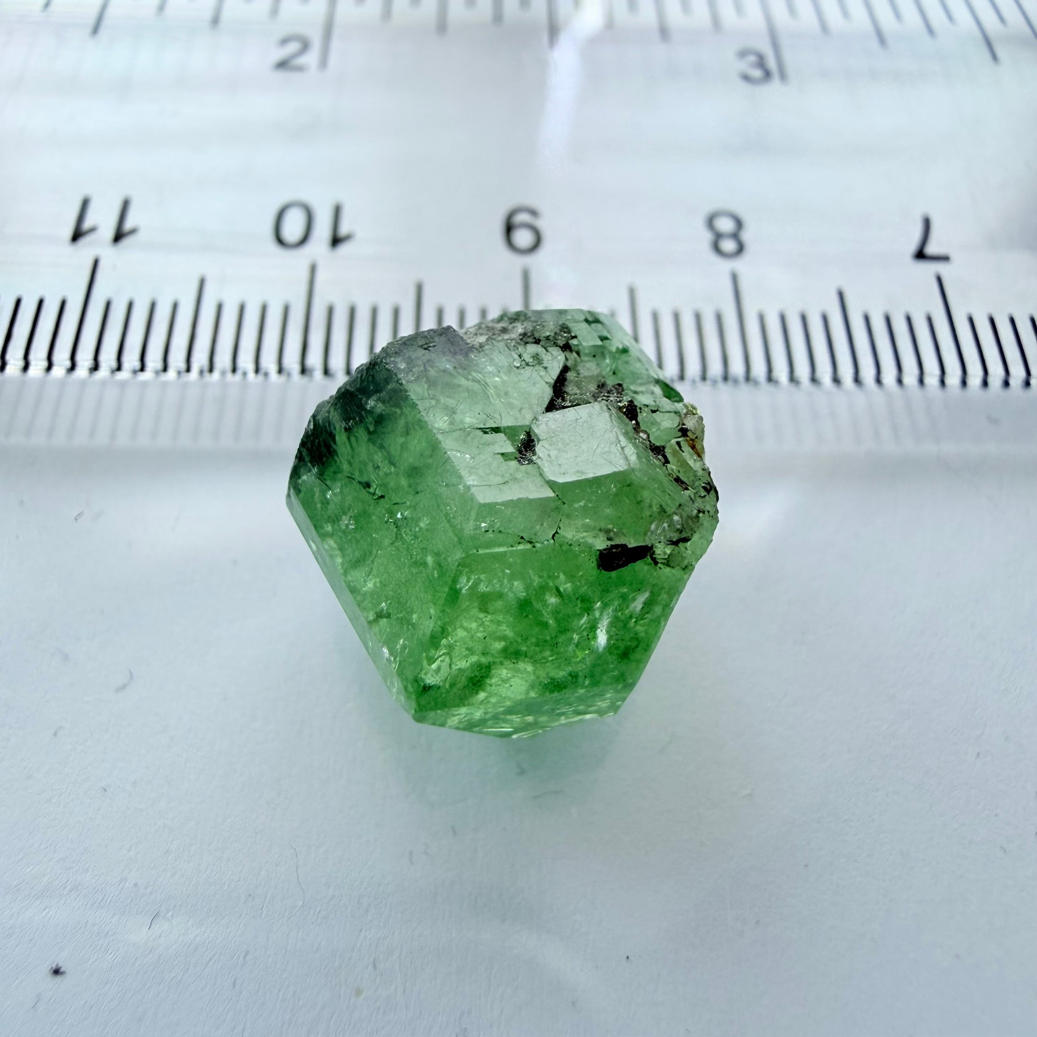 Merelani Mint Garnet Crystal, 20.87ct, Tanzania, Untreated Unheated