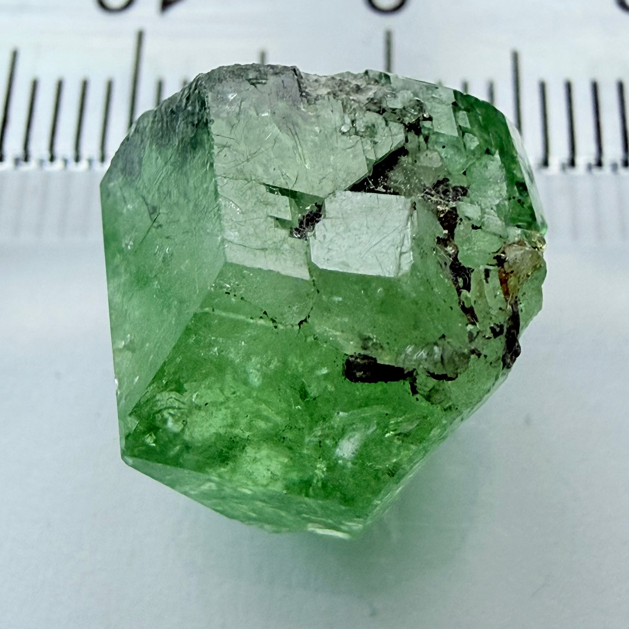 Merelani Mint Garnet Crystal, 20.87ct, Tanzania, Untreated Unheated