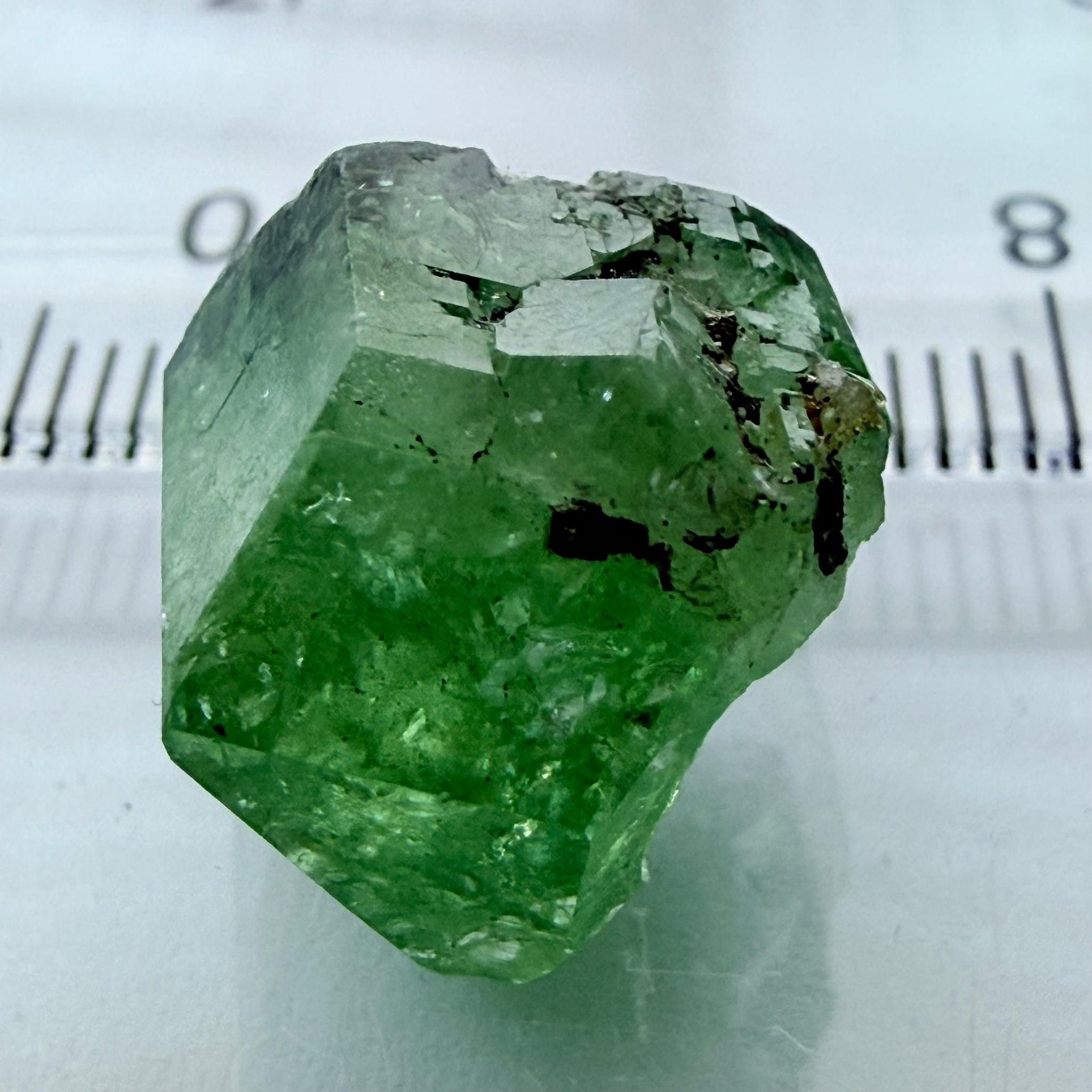Merelani Mint Garnet Crystal, 20.87ct, Tanzania, Untreated Unheated