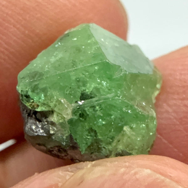 Tsavorite Crystal on Matrix. 7.81ct, Merelani. Tanzania, Untreated Unheated