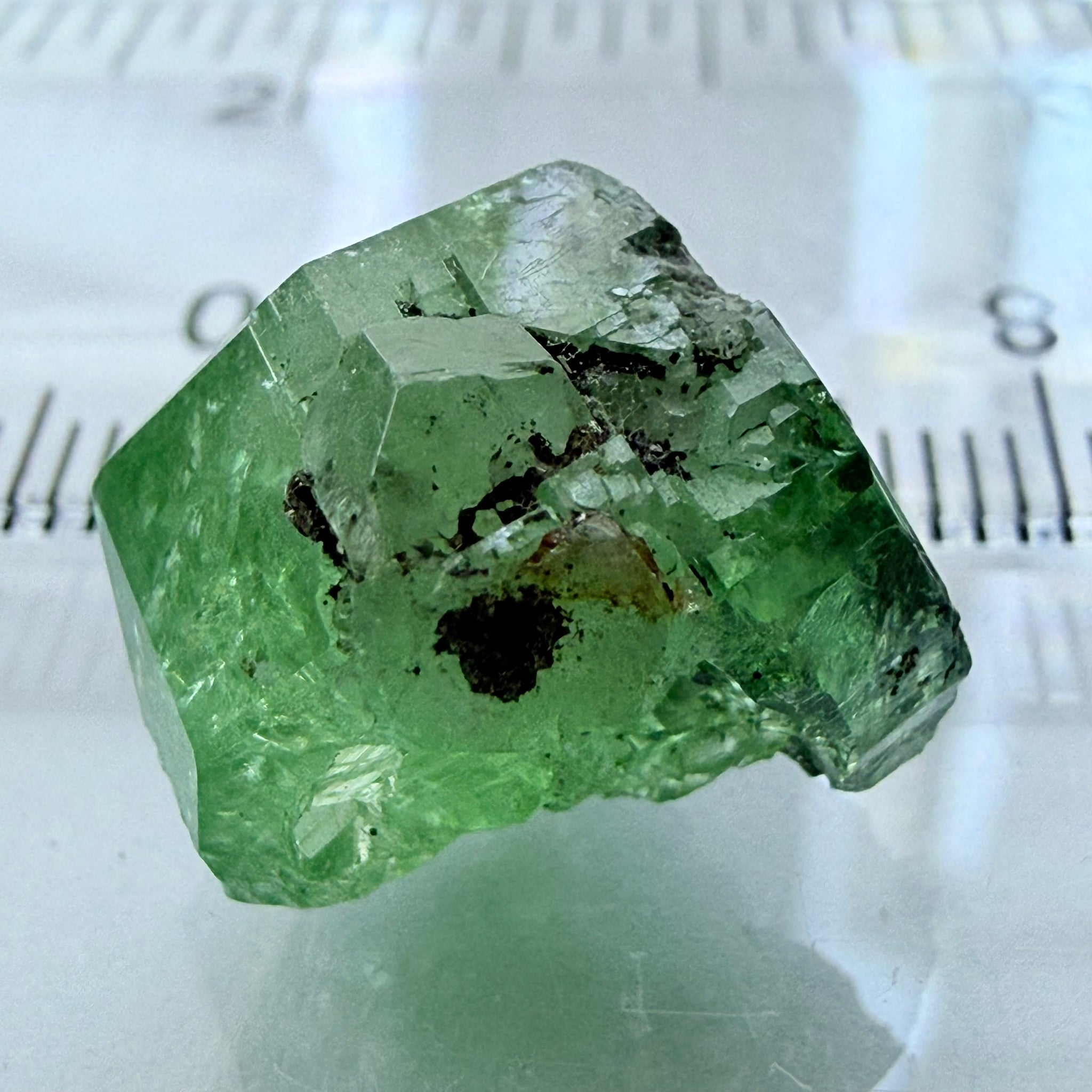 Merelani Mint Garnet Crystal, 20.87ct, Tanzania, Untreated Unheated