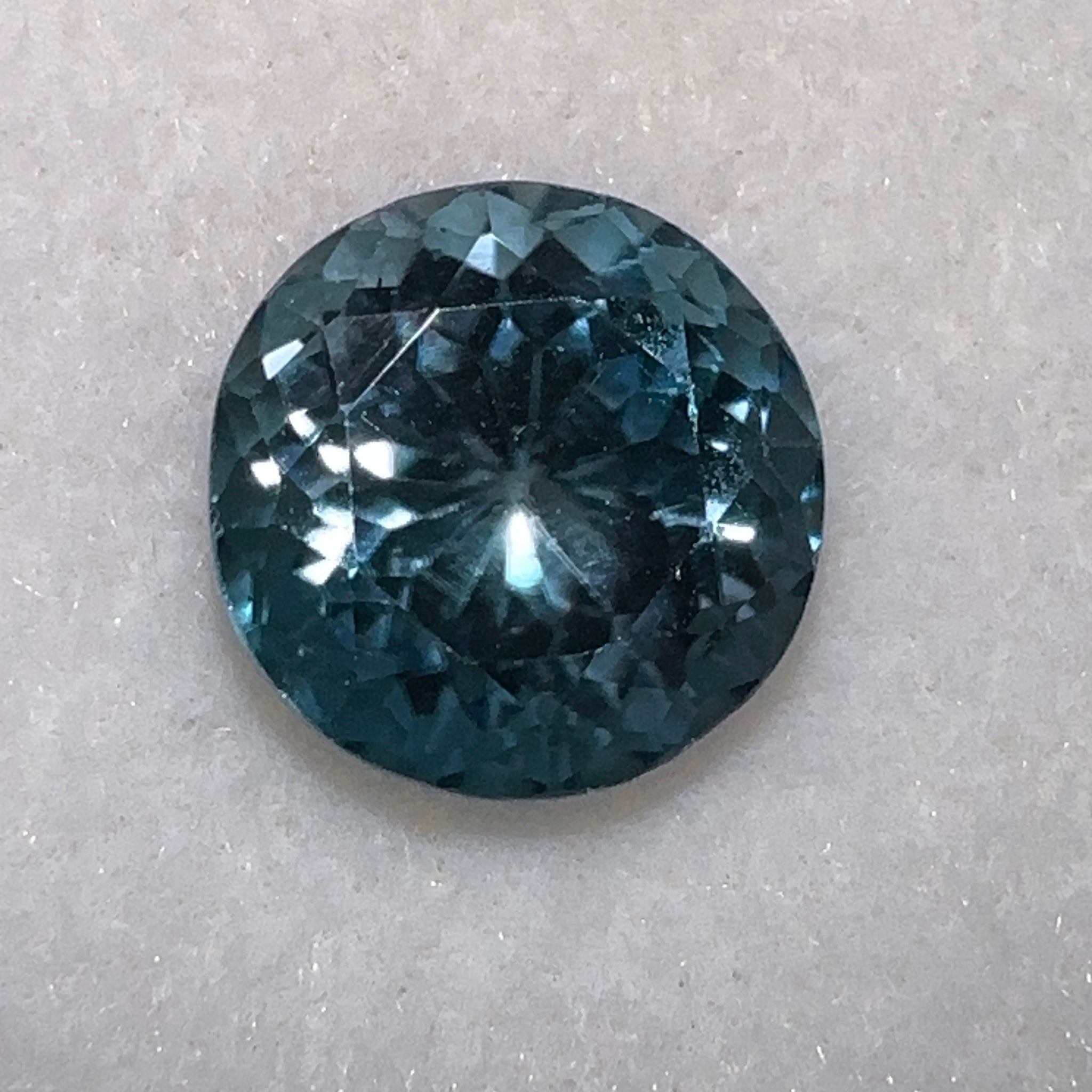 Blue Apatite, 2.35ct, Merelani, Tanzania, Untreated Unheated, Native Cut