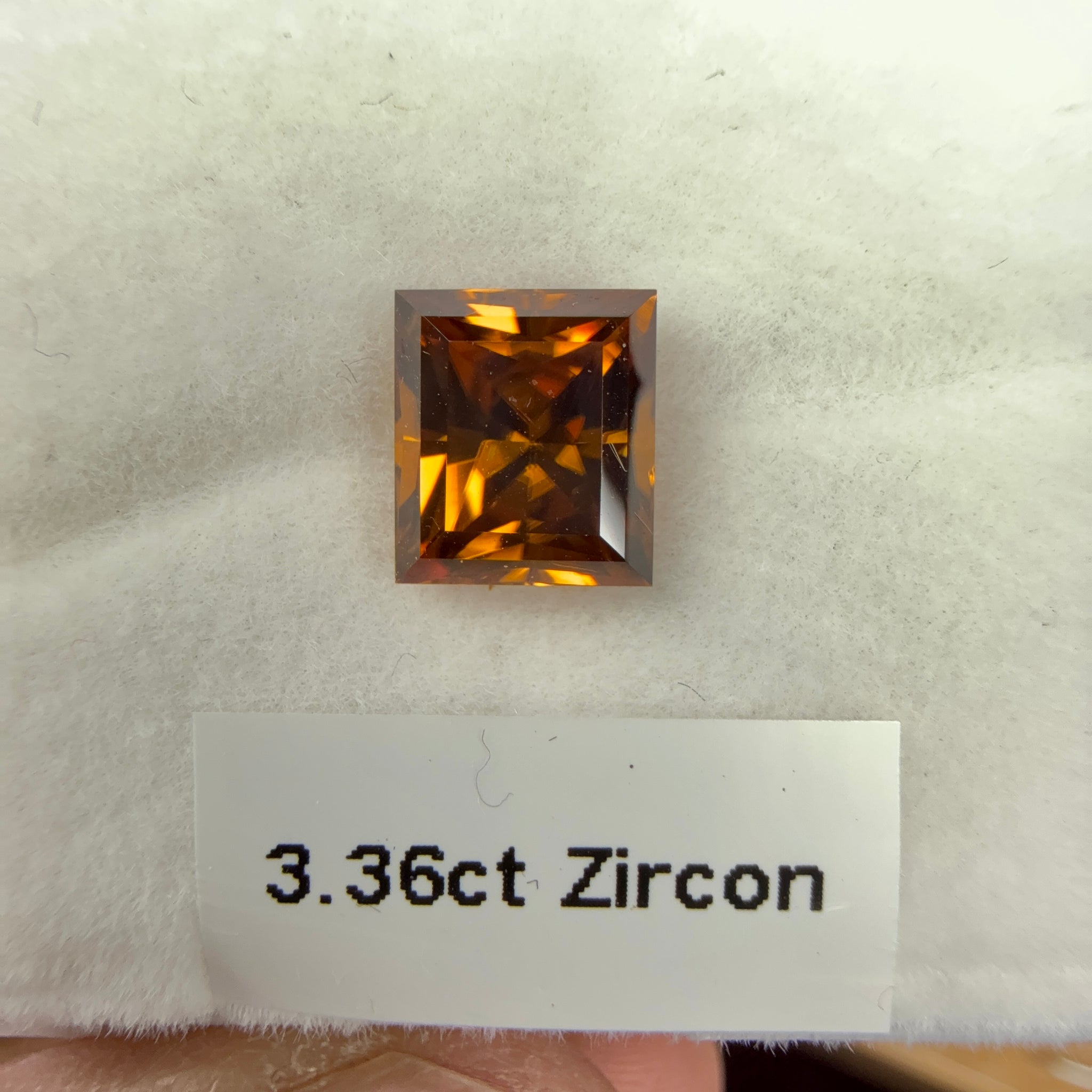 Tanzanian Zircon, 3.36ct, Untreated Unheated