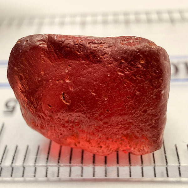 Tanga Garnet, 9.68ct, Tanzania, Untreated Unheated, vvs-if with a tiny wisp of silk, I have circled it in some pics