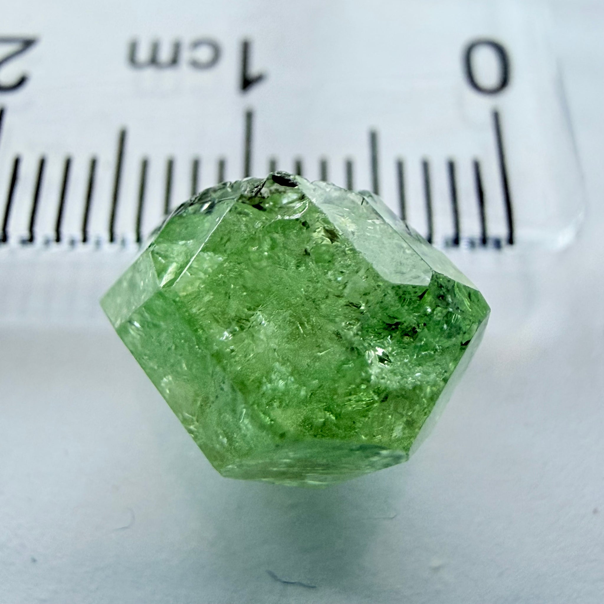Merelani Mint Garnet Crystal, 8.86ct, Tanzania, Untreated Unheated