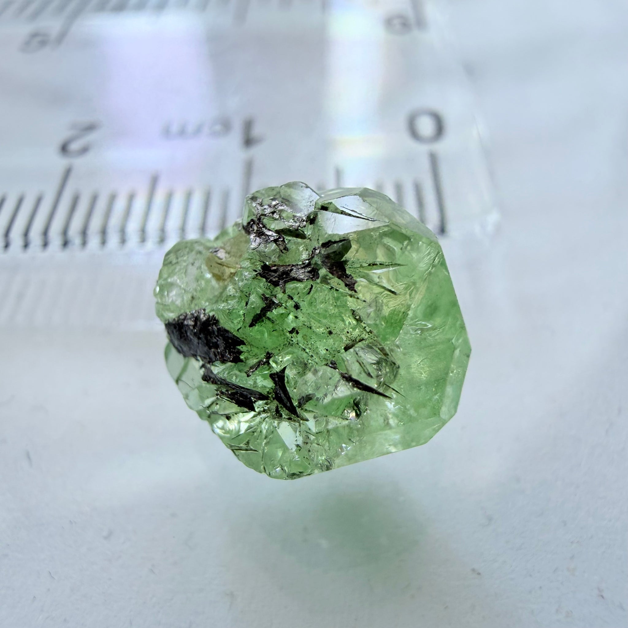 Merelani Mint Garnet Crystal, 8.86ct, Tanzania, Untreated Unheated