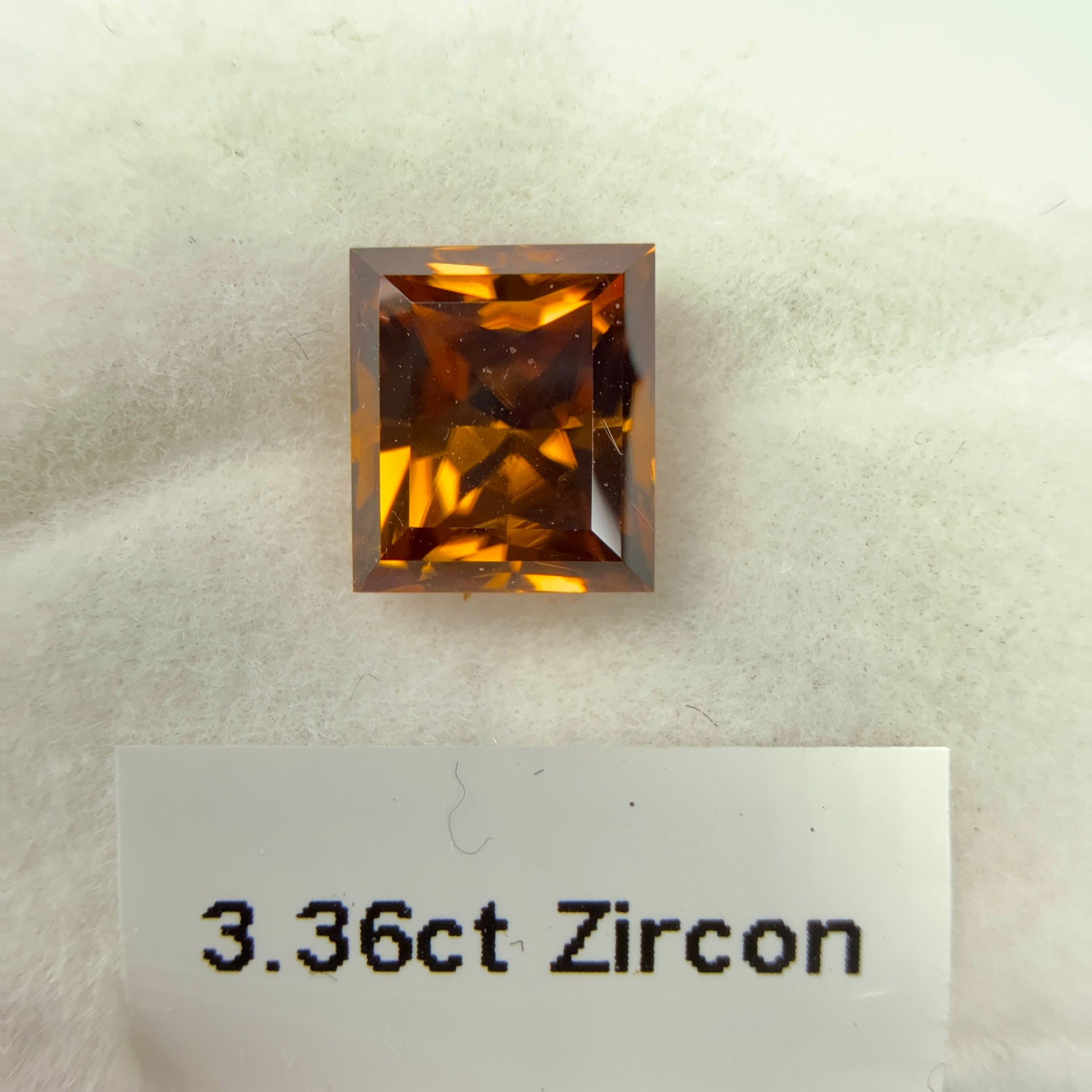 Tanzanian Zircon, 3.36ct, Untreated Unheated