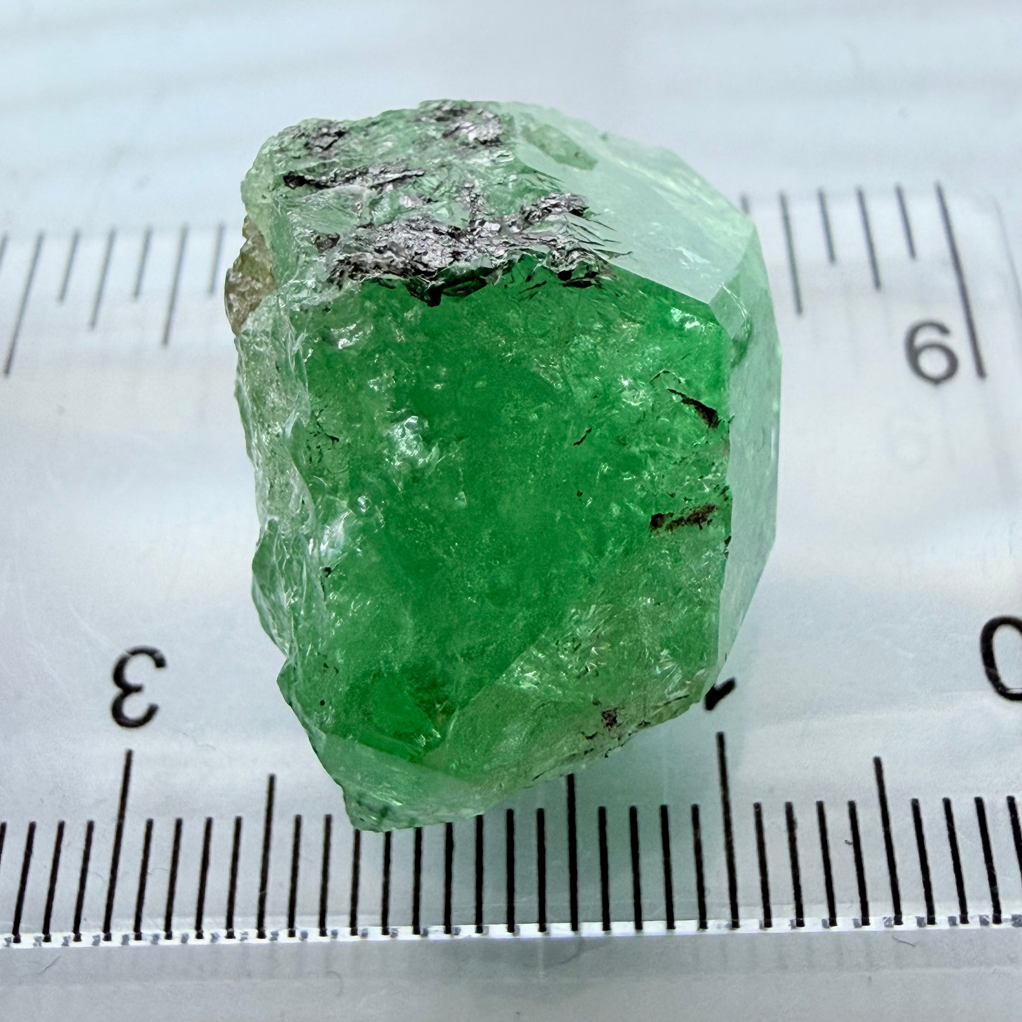Merelani Mint Garnet Crystal, 53.94ct, Tanzania, Untreated Unheated