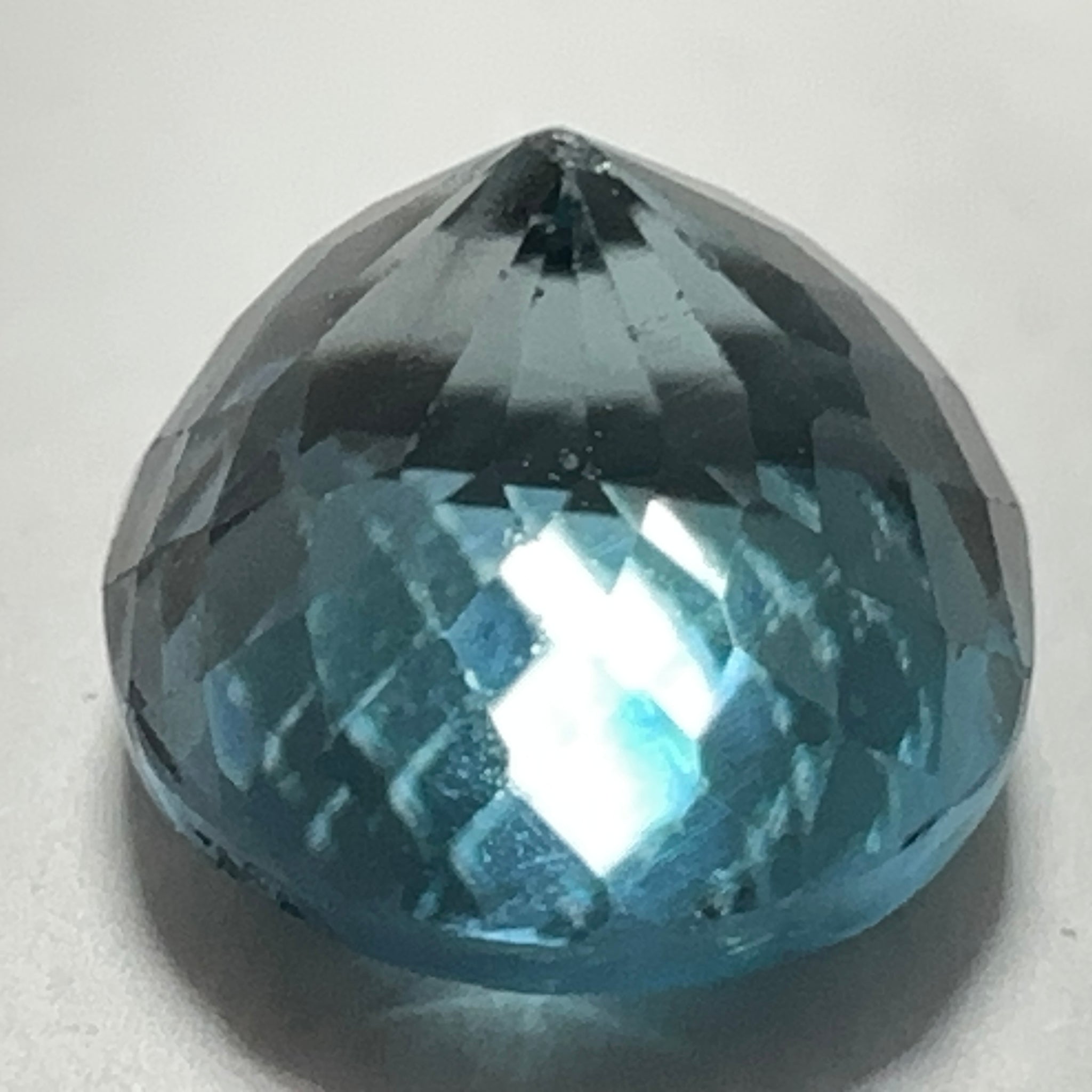 Blue Apatite, 2.35ct, Merelani, Tanzania, Untreated Unheated, Native Cut