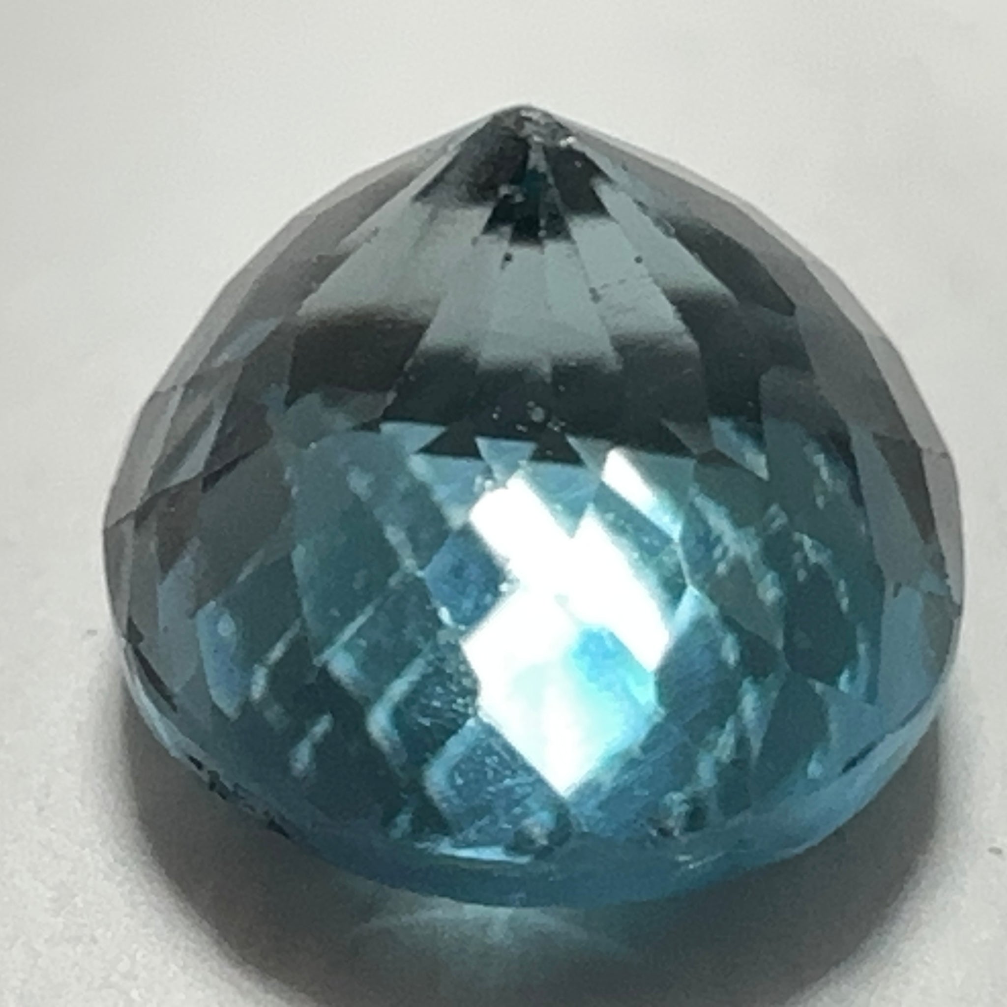 Blue Apatite, 2.35ct, Merelani, Tanzania, Untreated Unheated, Native Cut