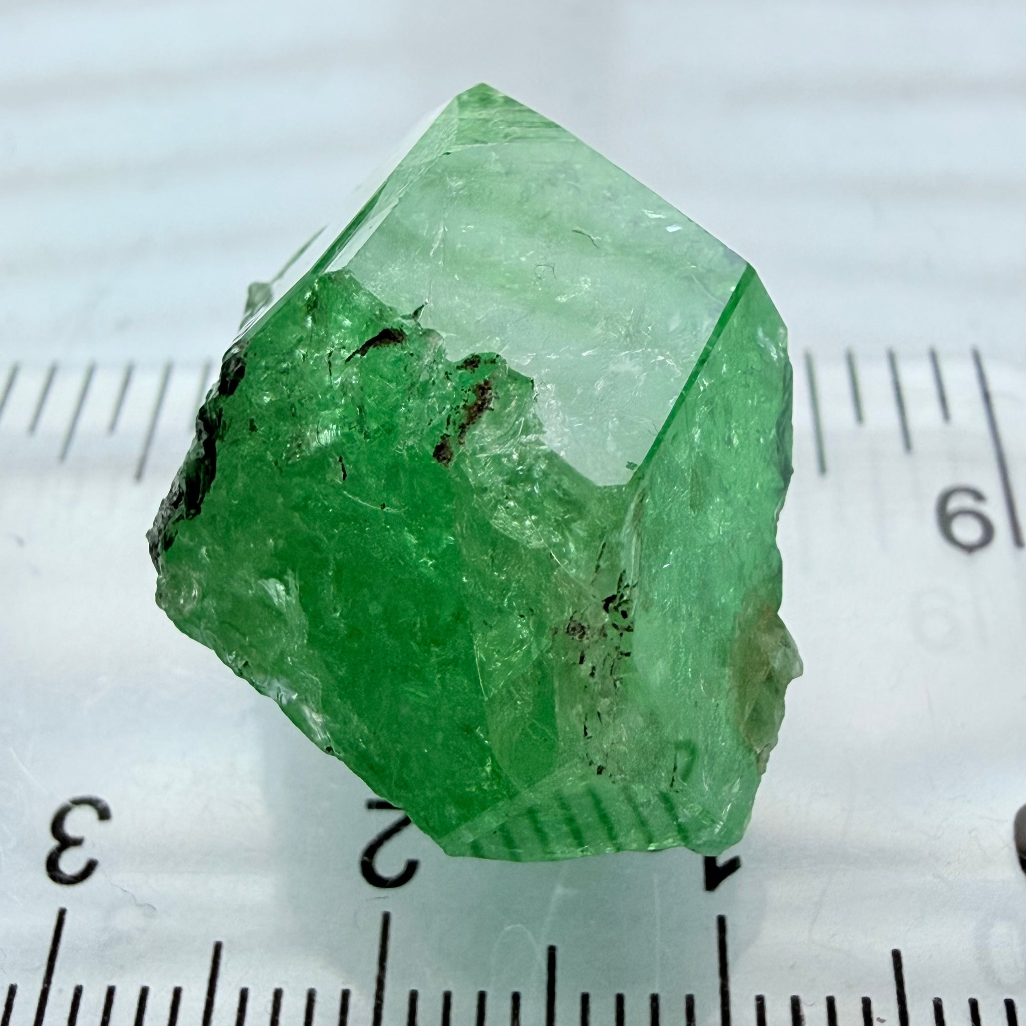 Merelani Mint Garnet Crystal, 53.94ct, Tanzania, Untreated Unheated