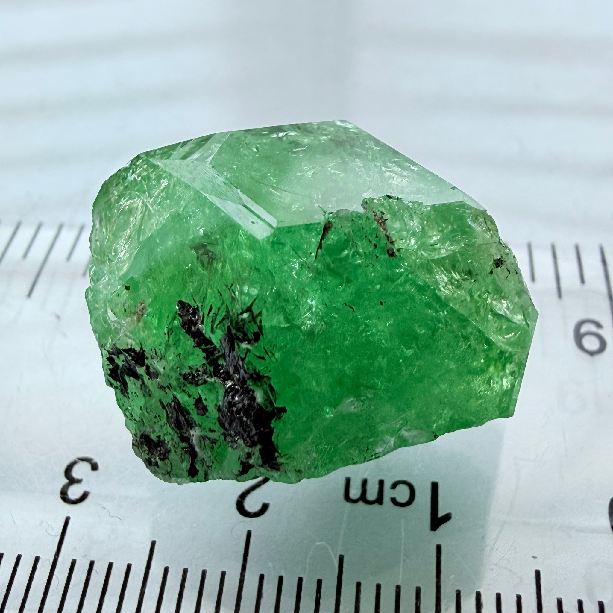 Merelani Mint Garnet Crystal, 53.94ct, Tanzania, Untreated Unheated
