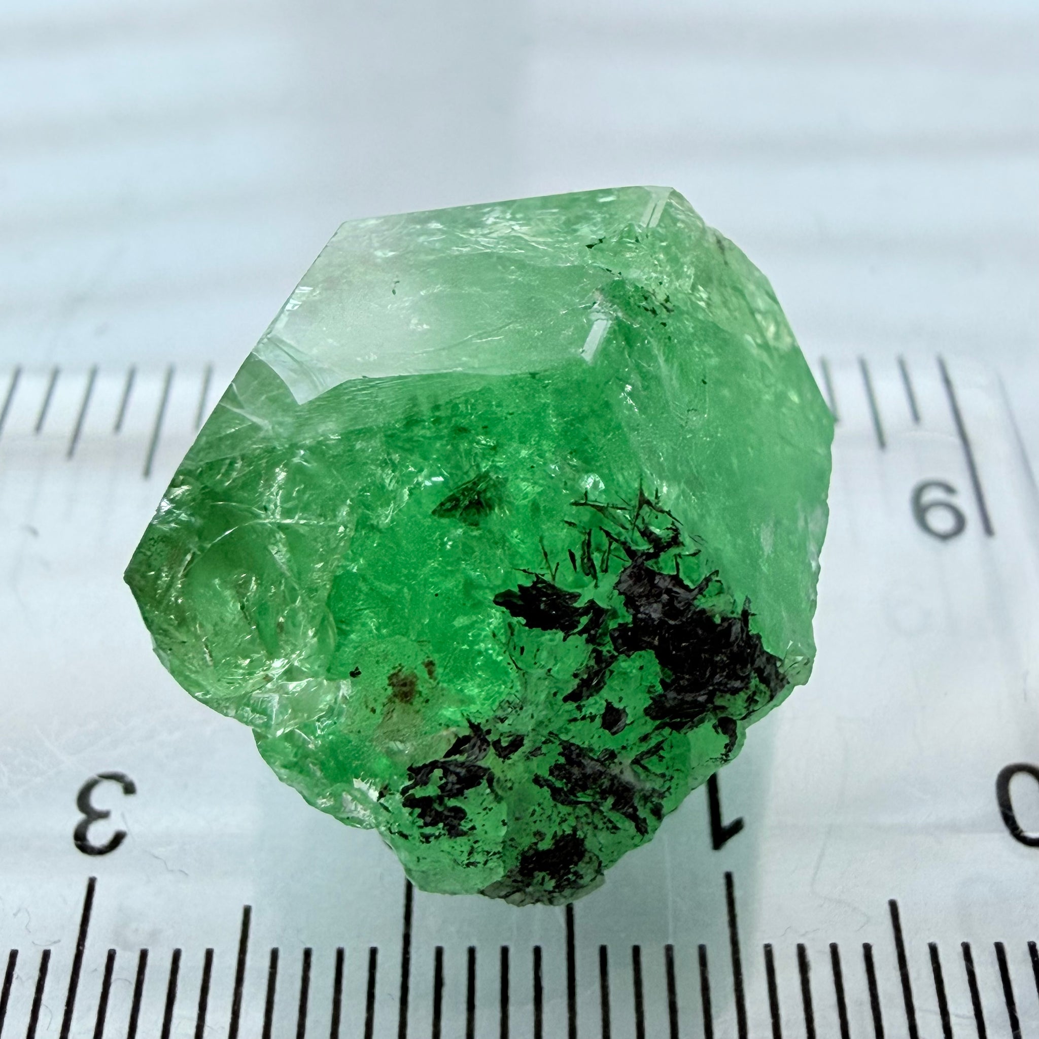 Merelani Mint Garnet Crystal, 53.94ct, Tanzania, Untreated Unheated