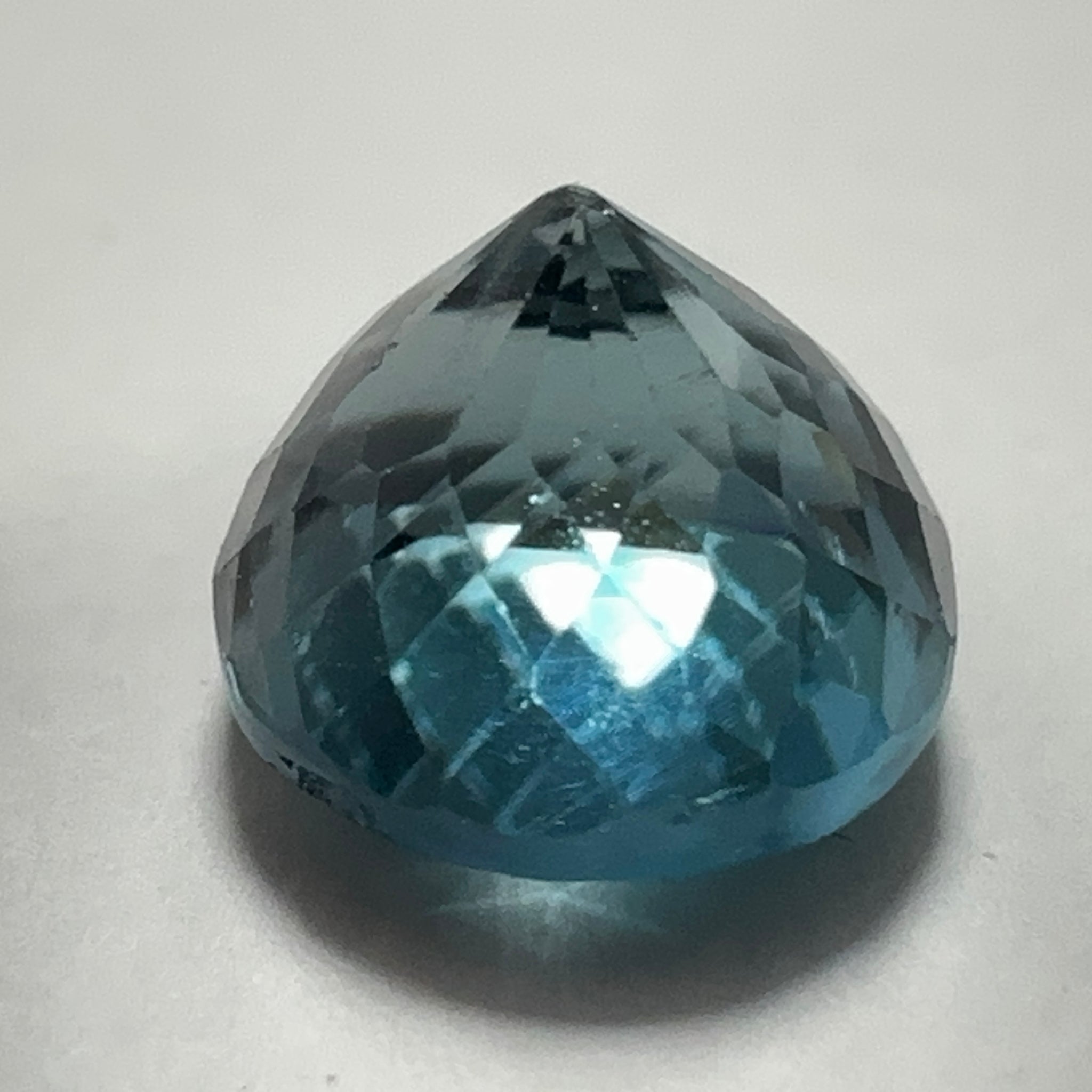 Blue Apatite, 2.35ct, Merelani, Tanzania, Untreated Unheated, Native Cut