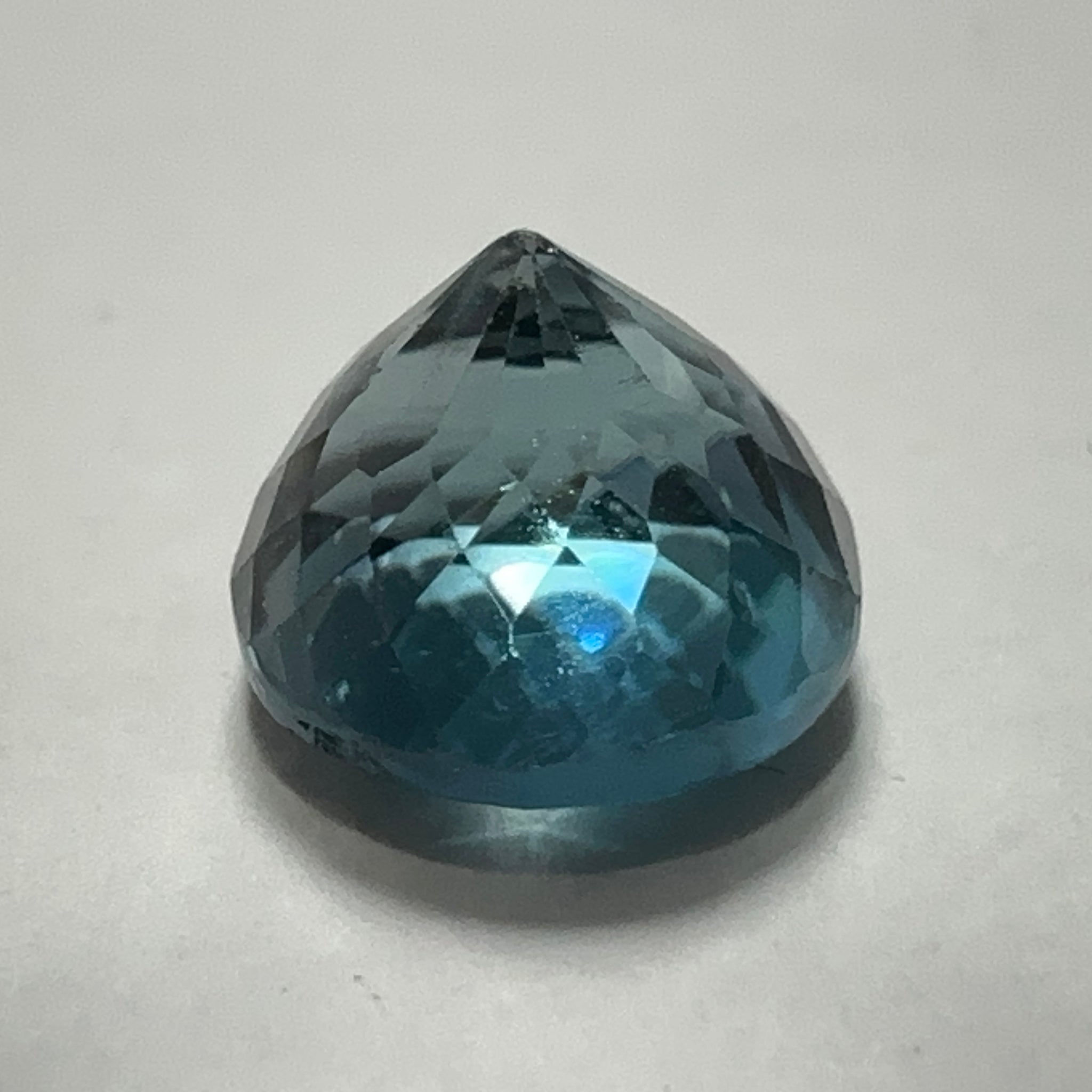 Blue Apatite, 2.35ct, Merelani, Tanzania, Untreated Unheated, Native Cut