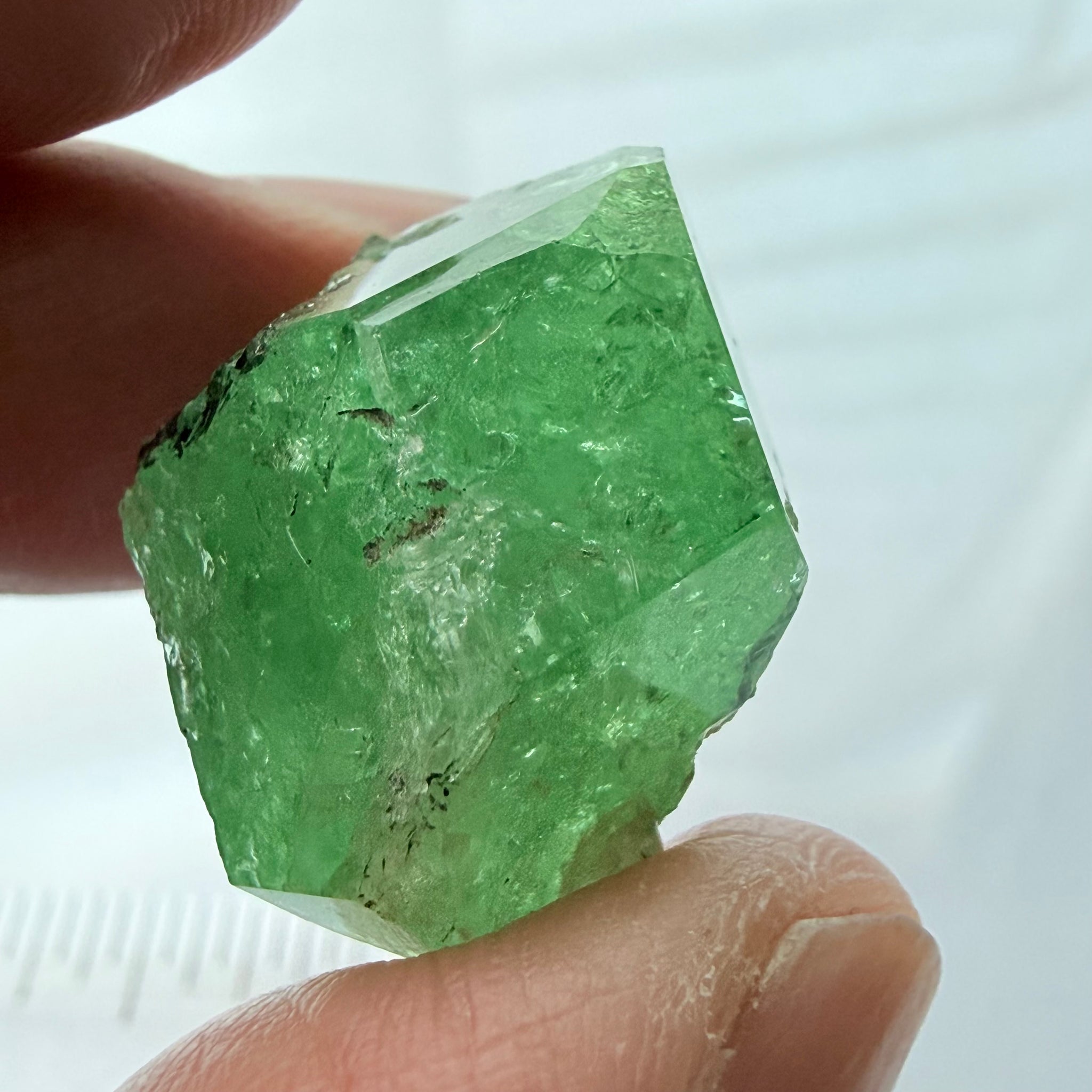 Merelani Mint Garnet Crystal, 53.94ct, Tanzania, Untreated Unheated