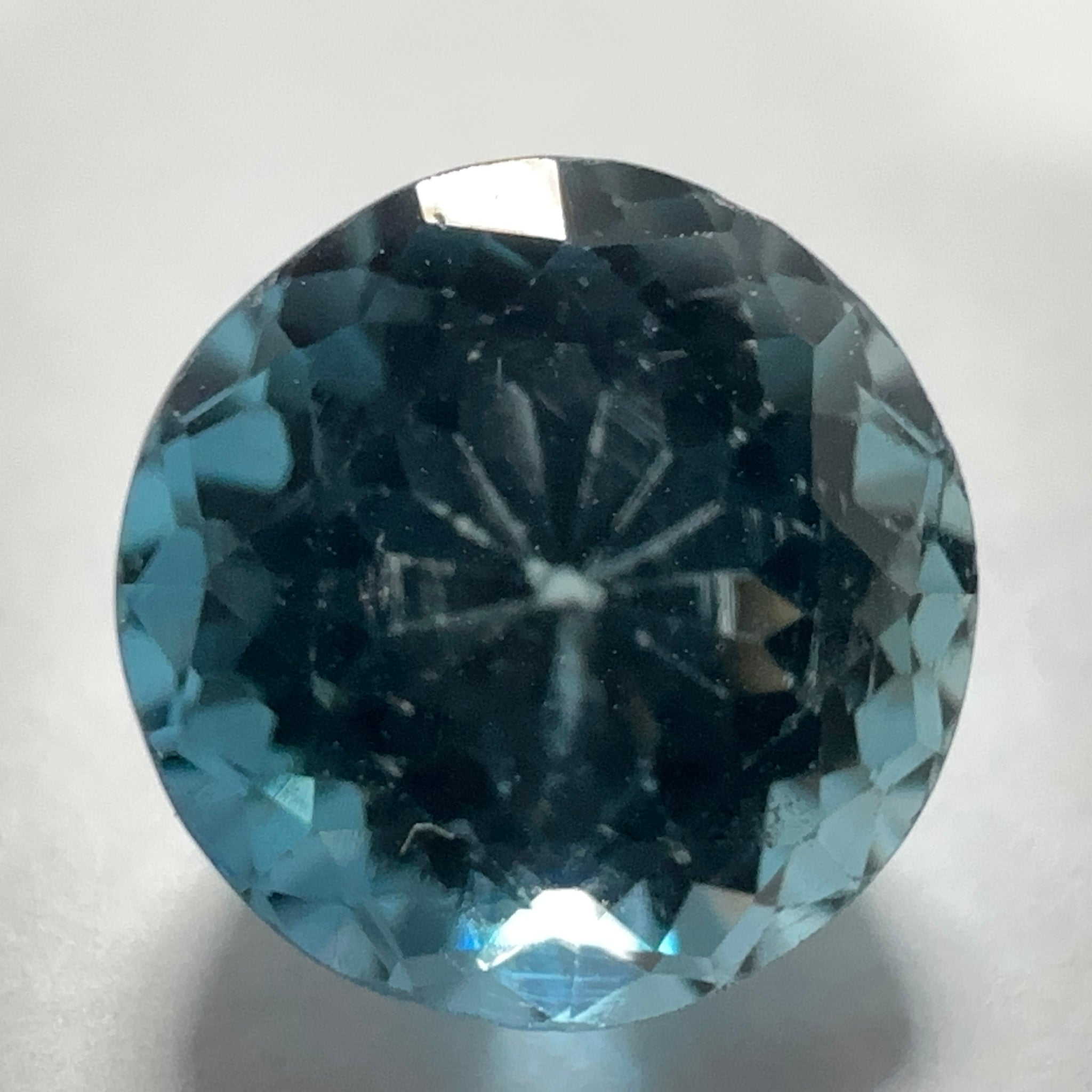 Blue Apatite, 2.35ct, Merelani, Tanzania, Untreated Unheated, Native Cut