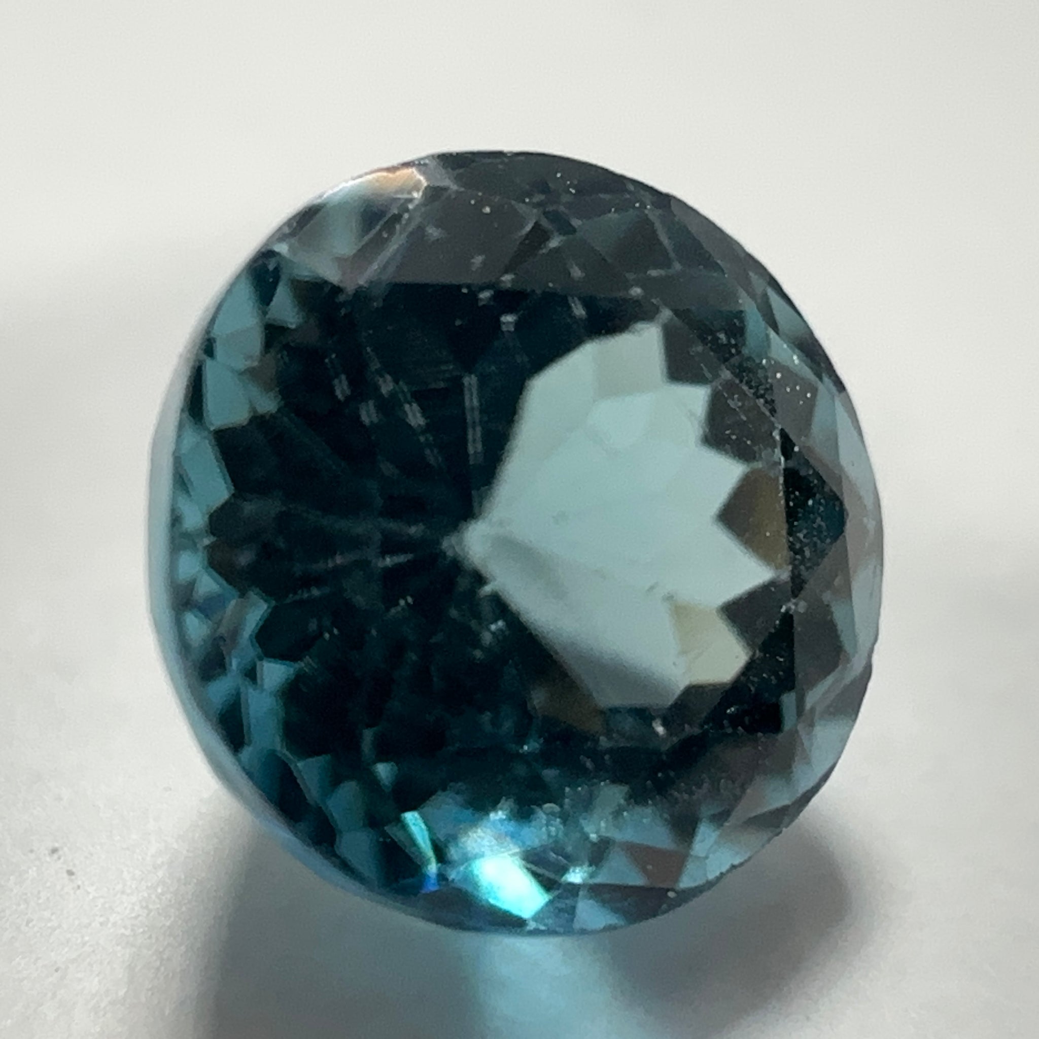 Blue Apatite, 2.35ct, Merelani, Tanzania, Untreated Unheated, Native Cut