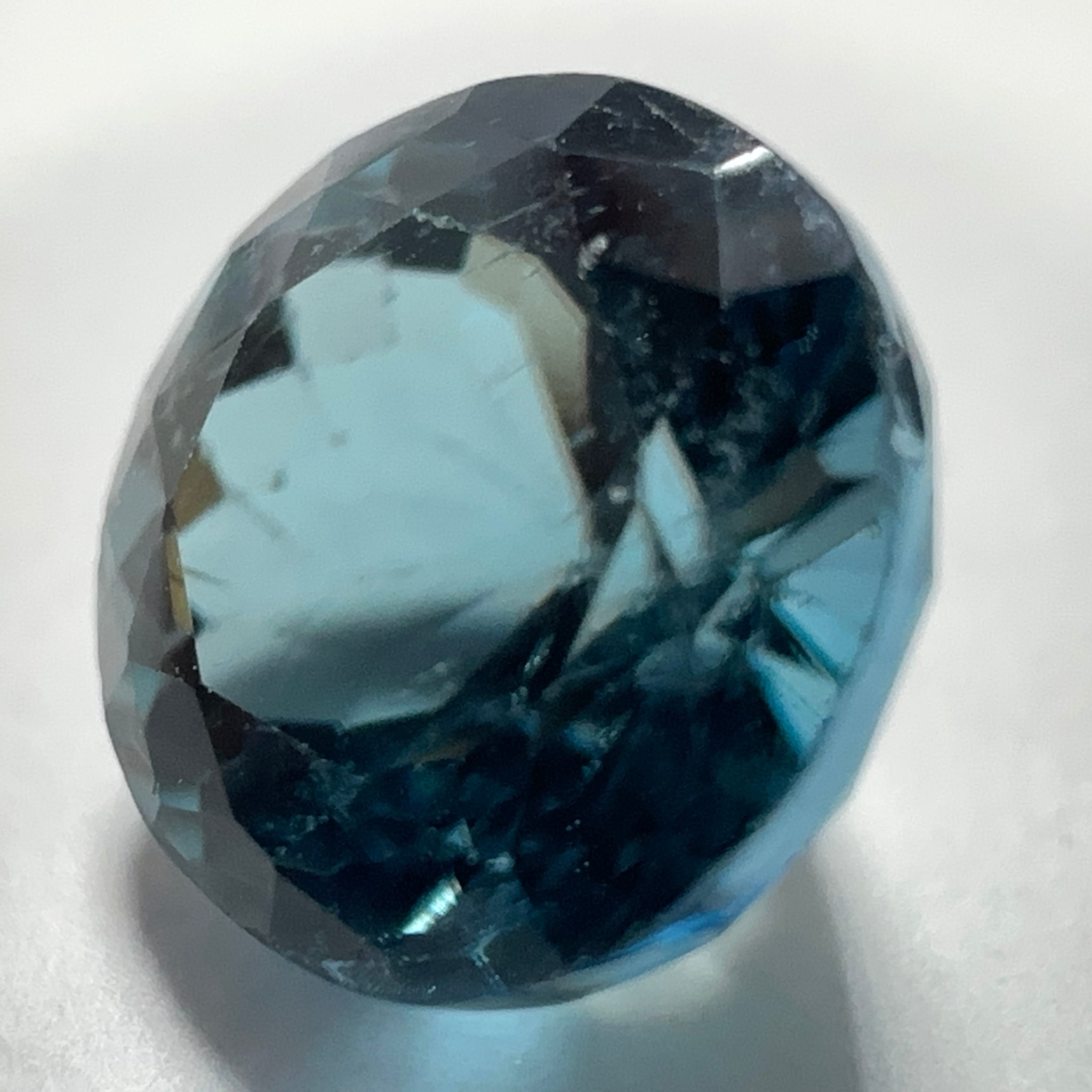 Blue Apatite, 2.35ct, Merelani, Tanzania, Untreated Unheated, Native Cut