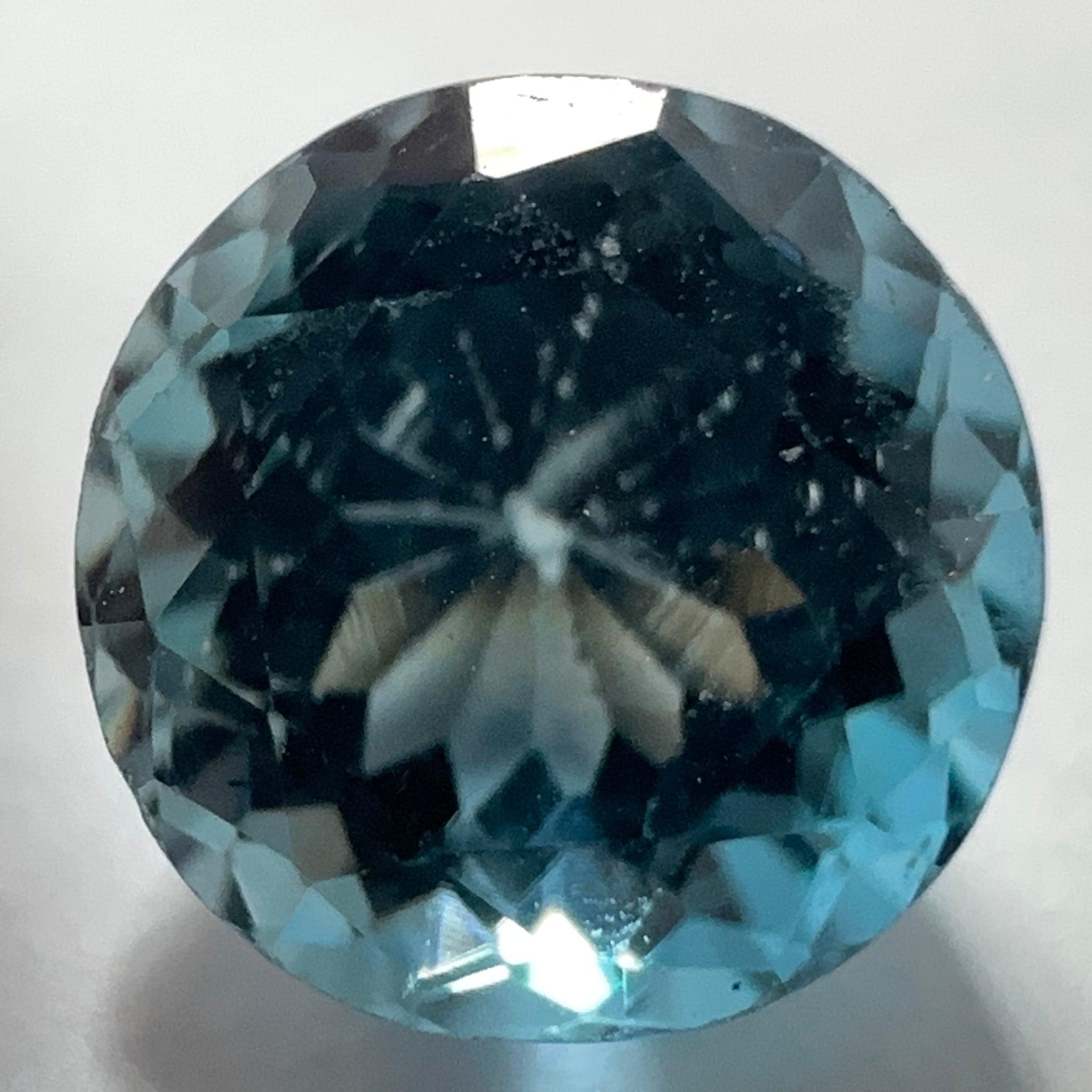 Blue Apatite, 2.35ct, Merelani, Tanzania, Untreated Unheated, Native Cut