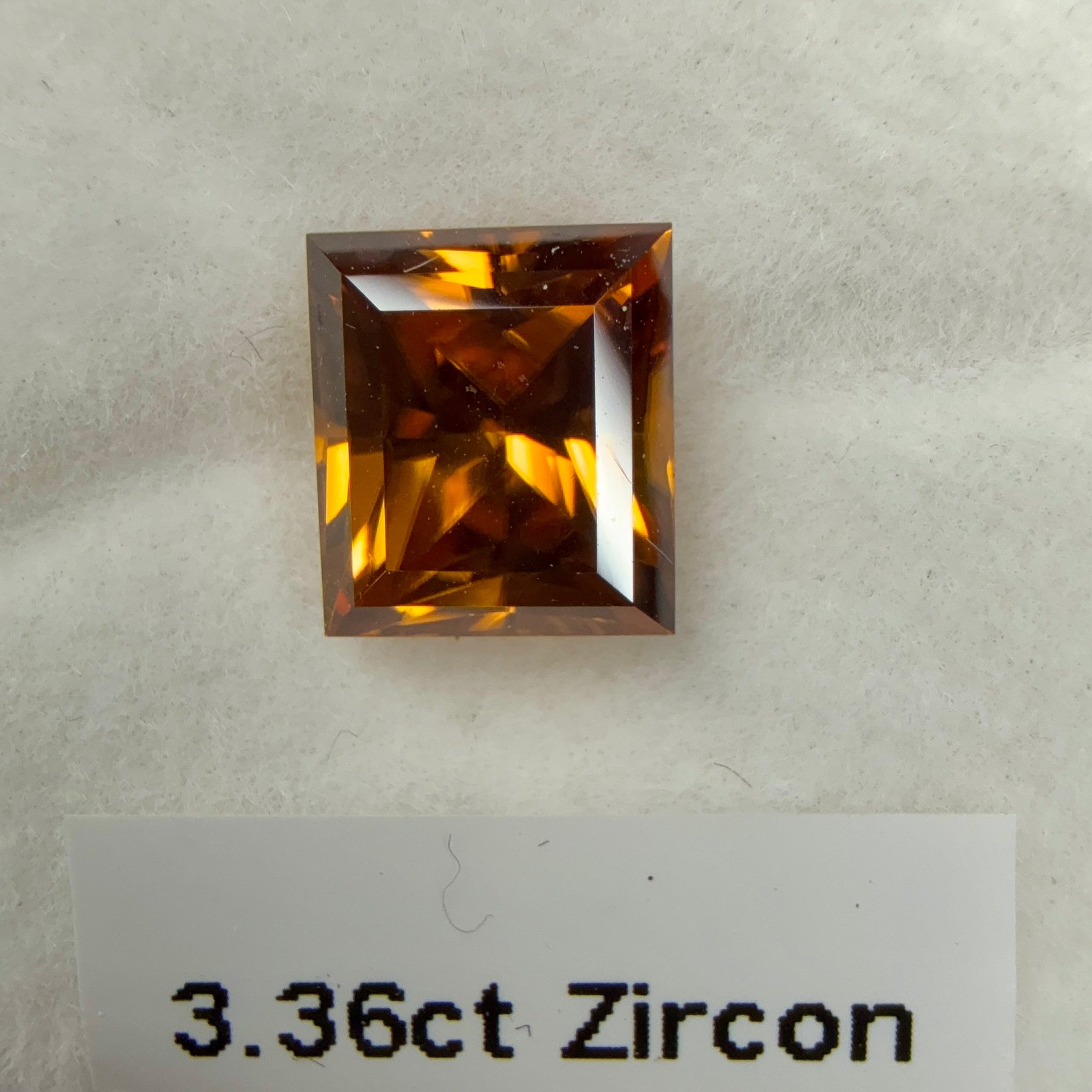 Tanzanian Zircon, 3.36ct, Untreated Unheated