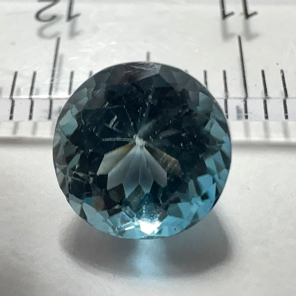 Blue Apatite, 2.35ct, Merelani, Tanzania, Untreated Unheated, Native Cut