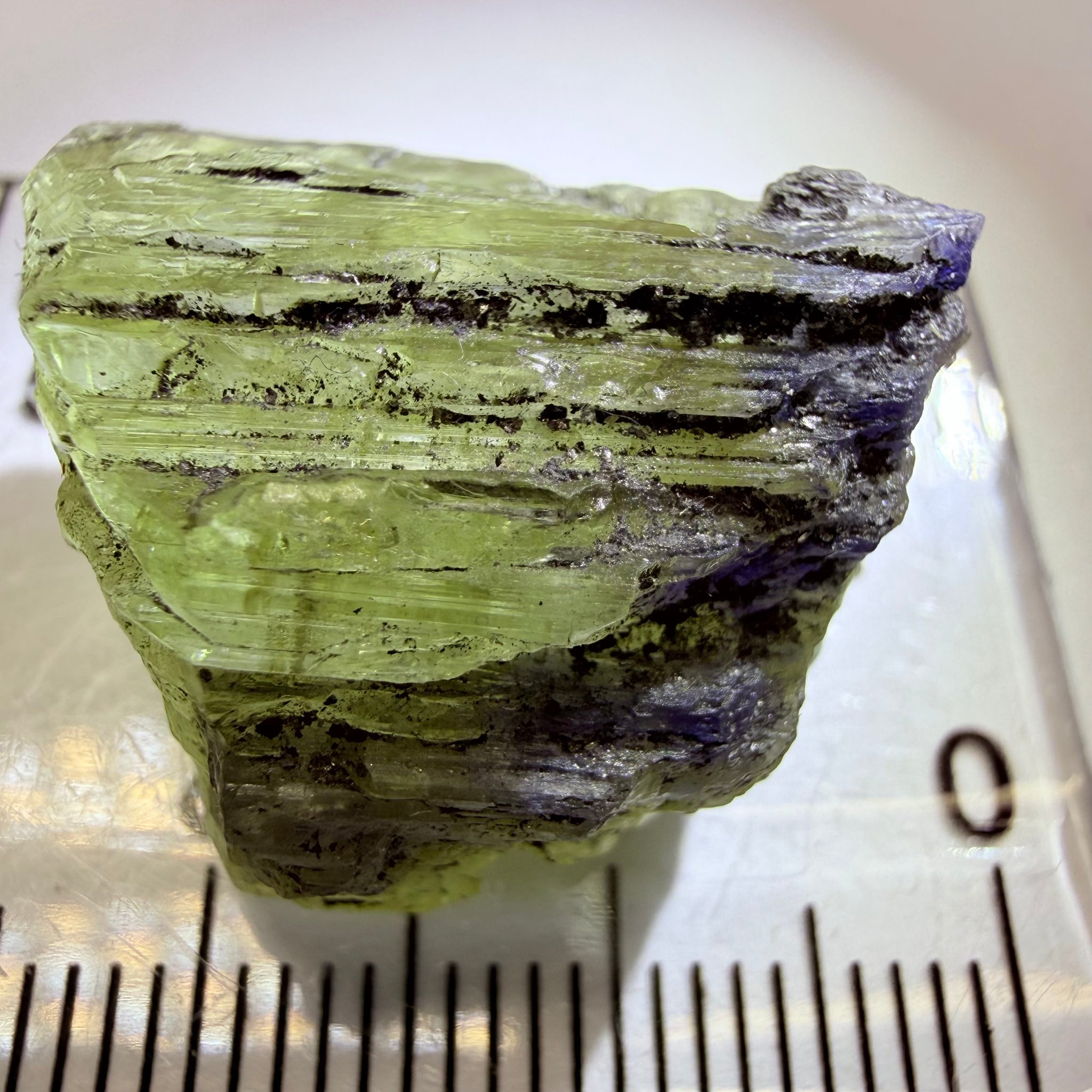 Tanzanite Crystal, 40.59ct, Merelani, Tanzania, Untreated Unheated