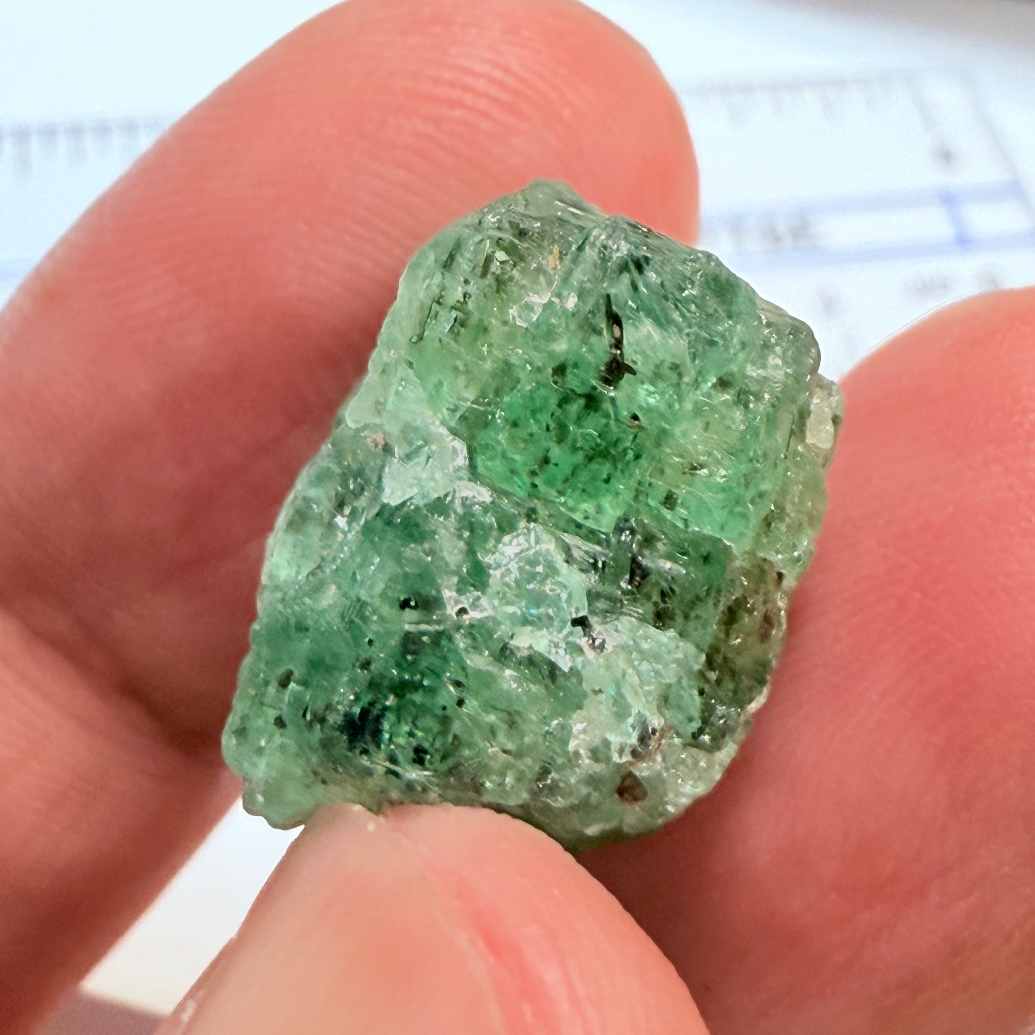 Emerald Crystal, 22.15ct, Manyara, Tanzania, Untreated Untreated
