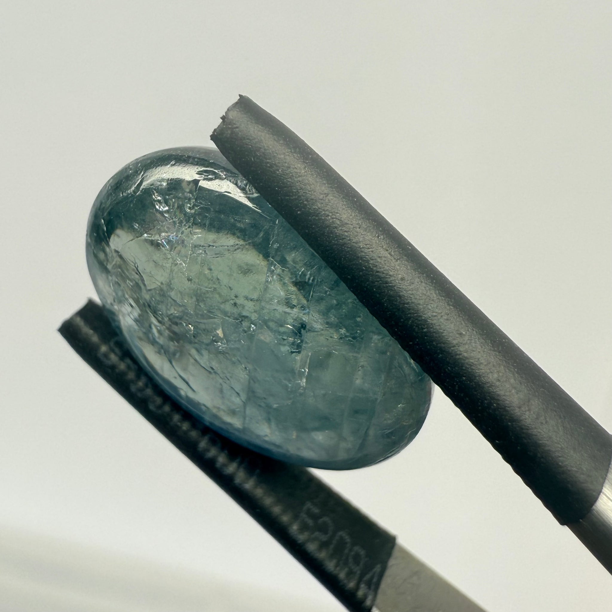 Sapphire Cabochon. 14.09ct, Umba, Tanzania. Untreated Unheated. 16.2x 11.7 x 6.7mm
