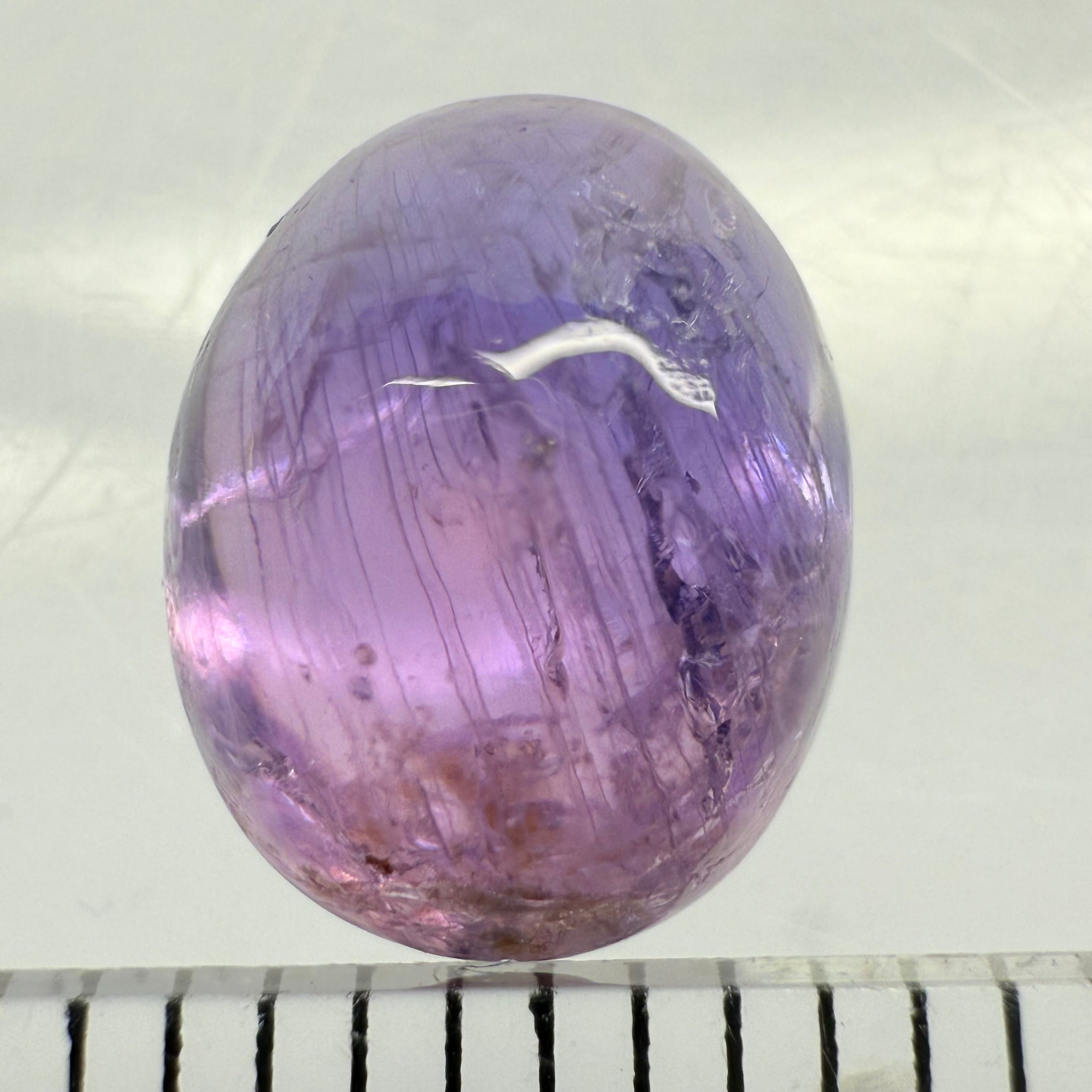 Sapphire Cabochon, 4.77ct, Umba Valley, Tanzania. Untreated Unheated, beautiful needling and dual colour!