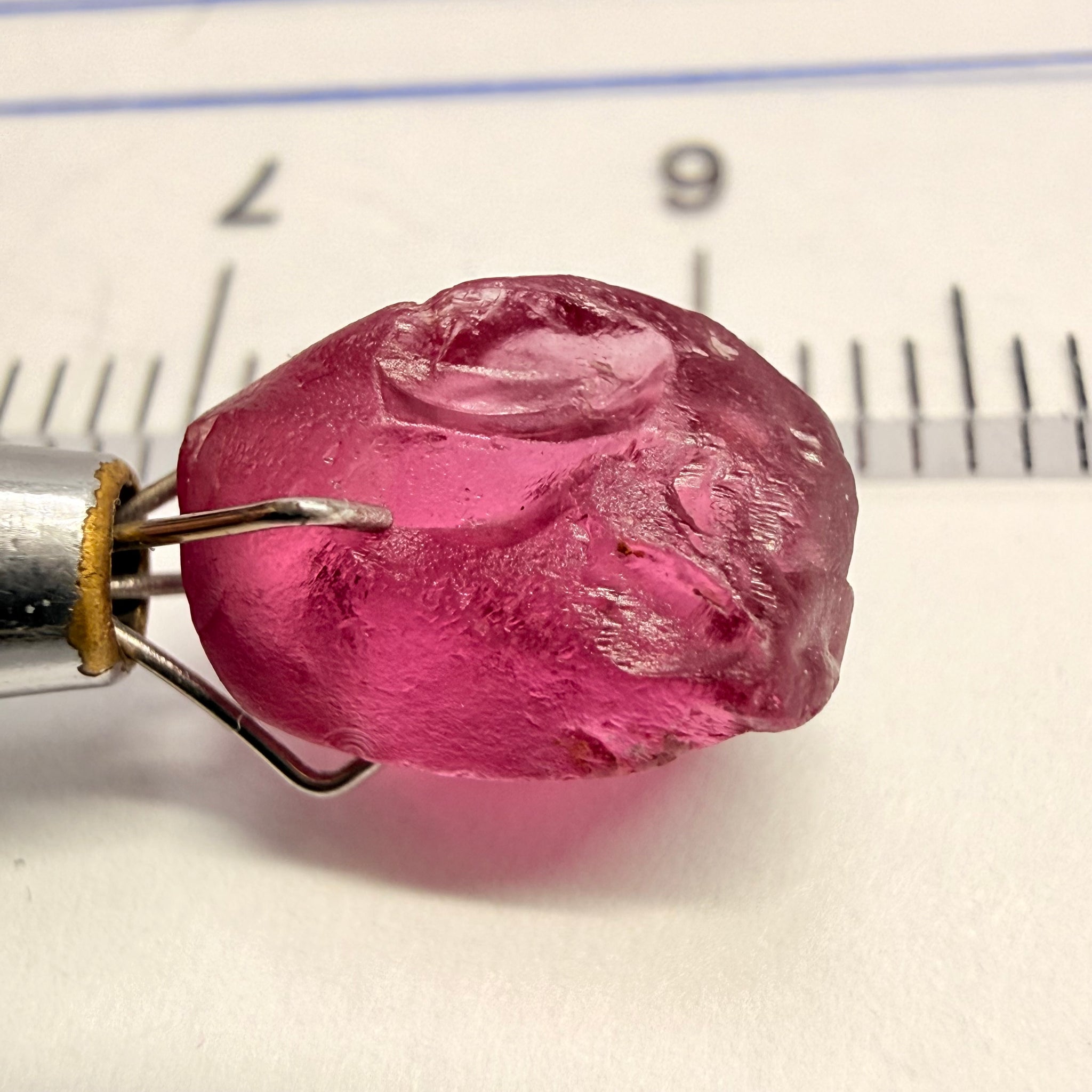 Tanga Garnet, 3.76ct, Tanzania, Untreated Unheated, vvs-if, weird shape