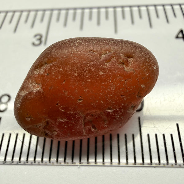 Orange Garnet, 17.39ct, Tunduru, Tanzania, Untreated Unheated, has sugary type inclusions throughout the stone, Si
