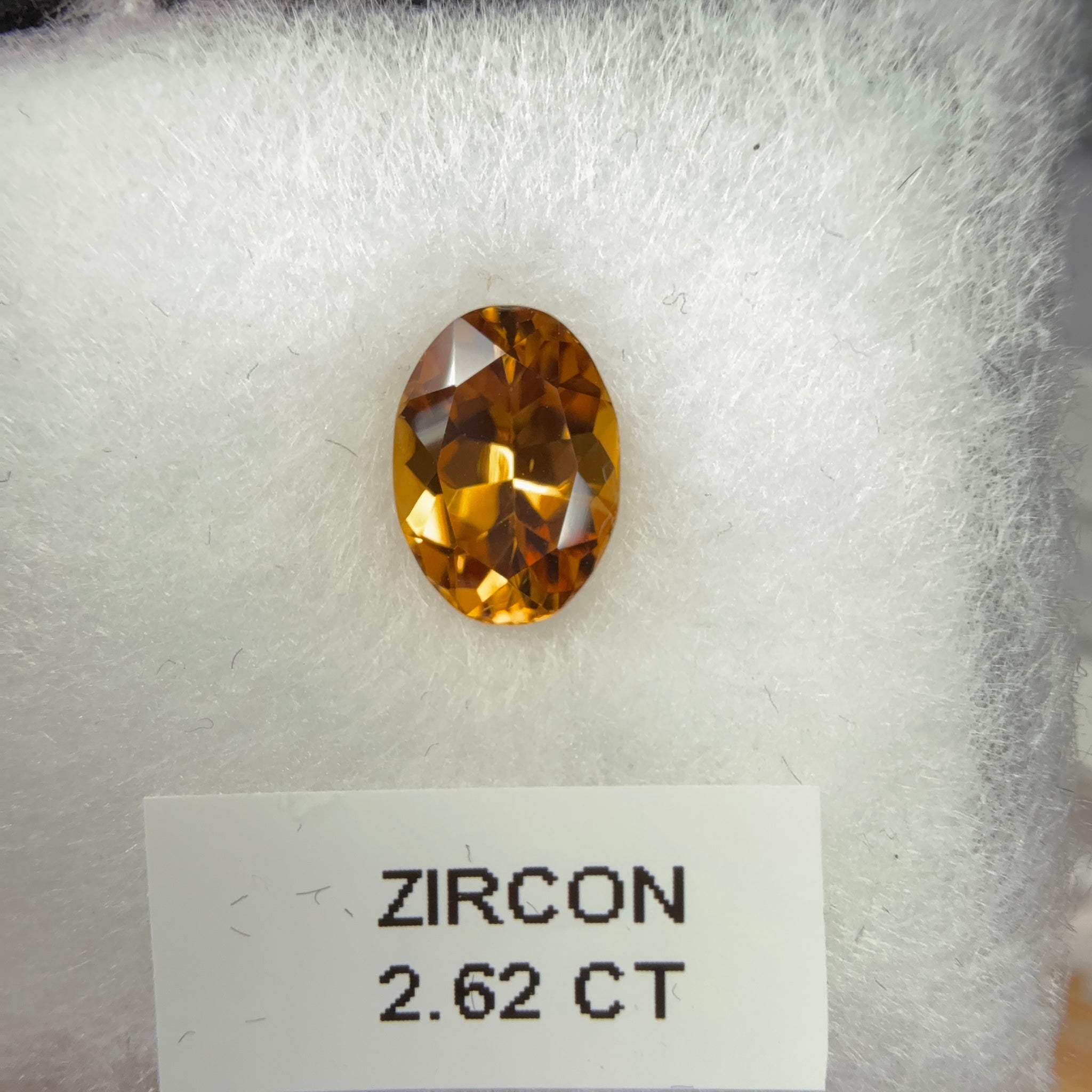 Zircon, 2.62ct, Tanzania, Unheated Untreated