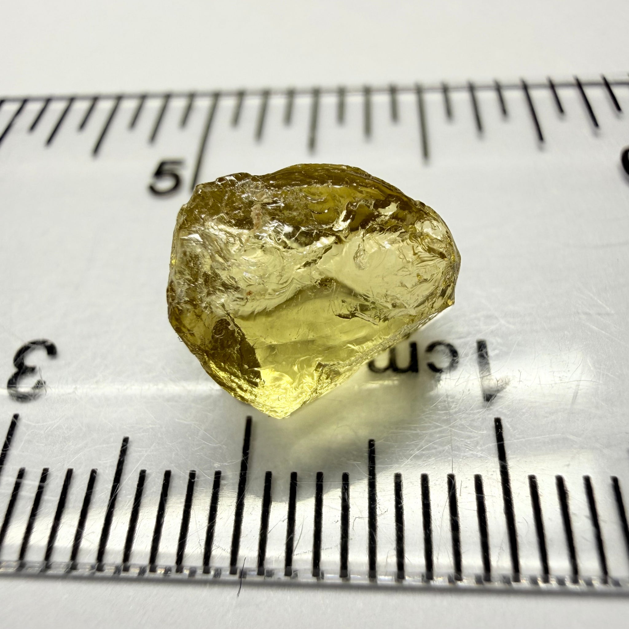 Yellow Tourmaline, 5.34ct, Tanzania, Untreated Unheated, vvs-if