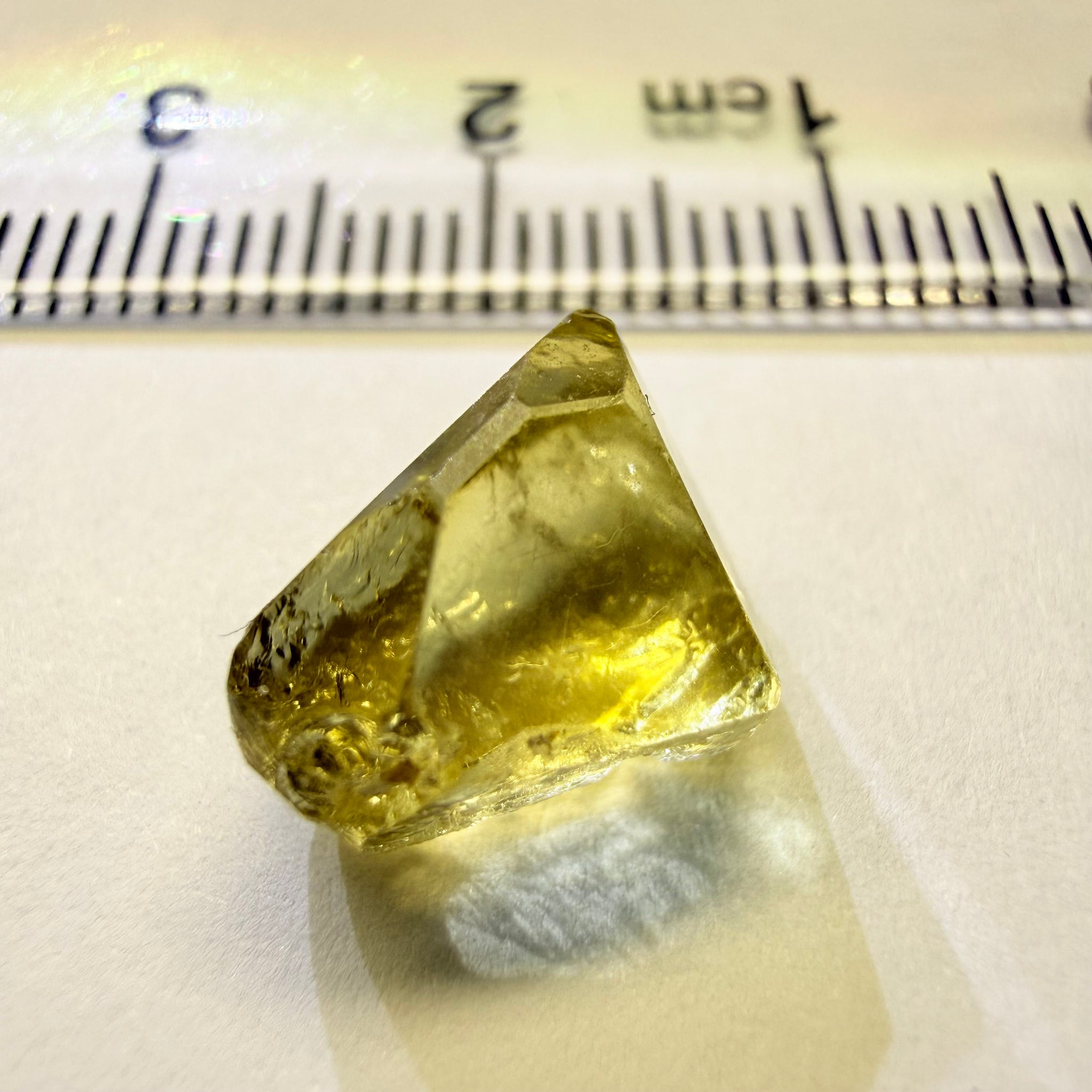 Yellow Tourmaline, 5.34ct, Tanzania, Untreated Unheated, vvs-if