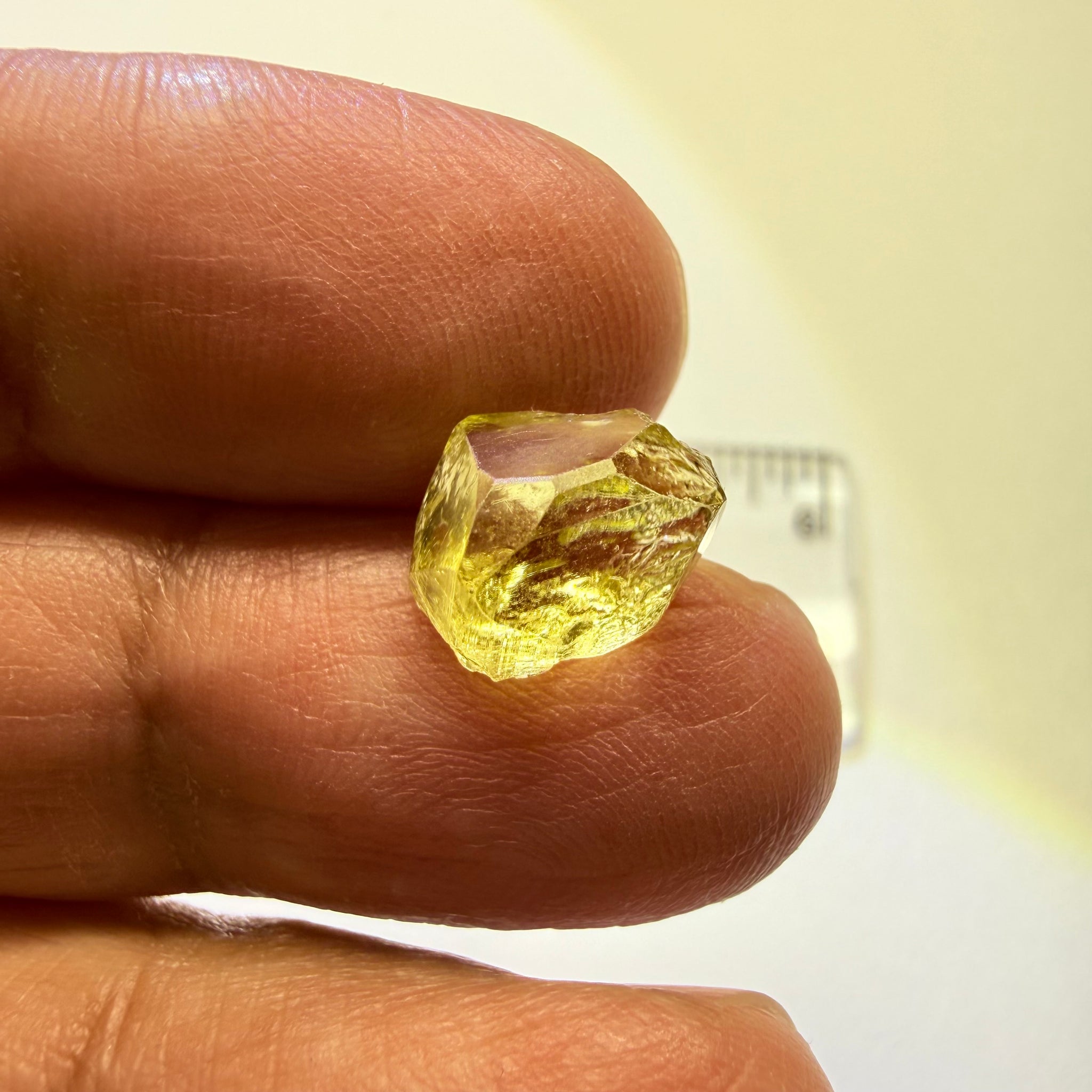 Yellow Tourmaline, 5.34ct, Tanzania, Untreated Unheated, vvs-if