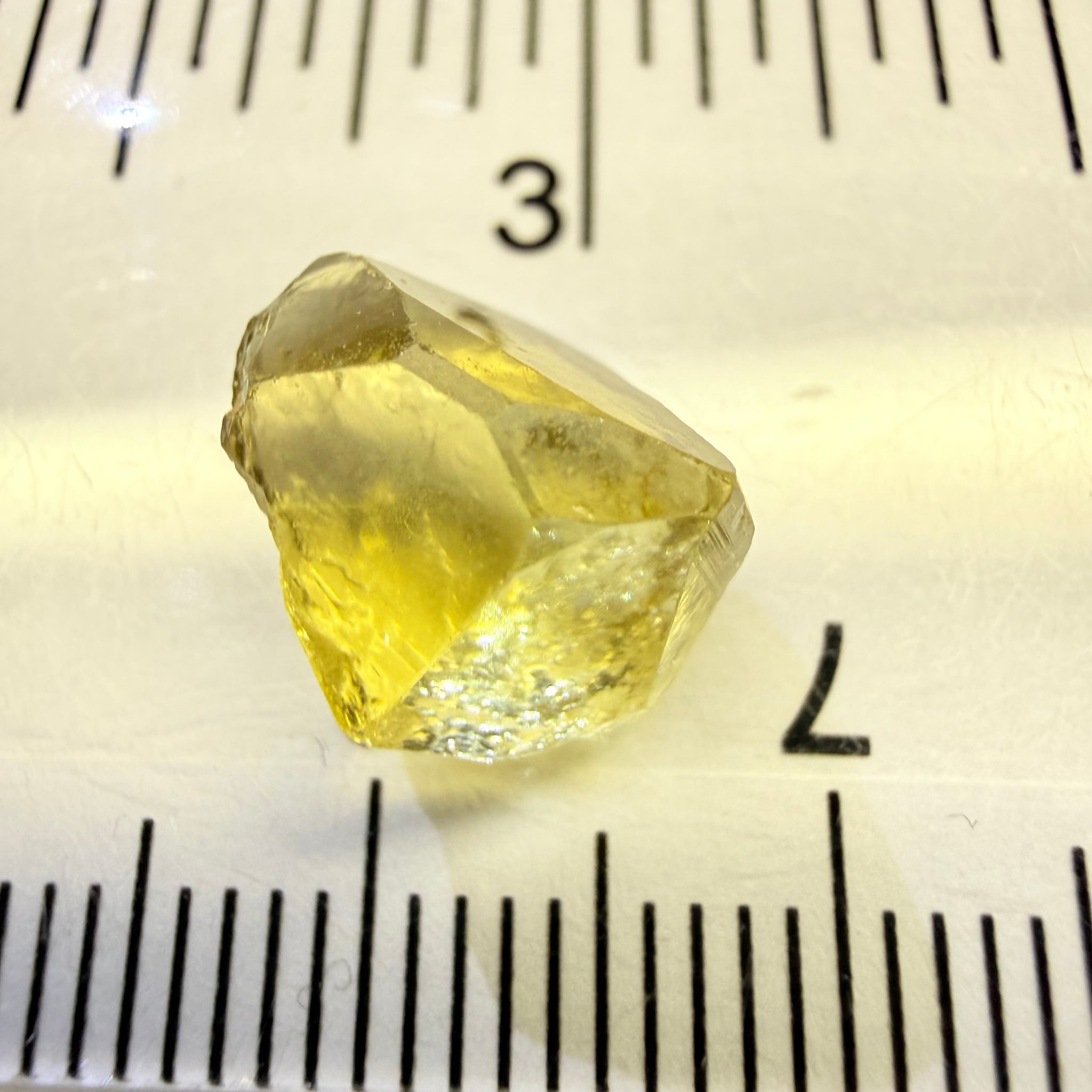 Yellow Tourmaline, 5.34ct, Tanzania, Untreated Unheated, vvs-if