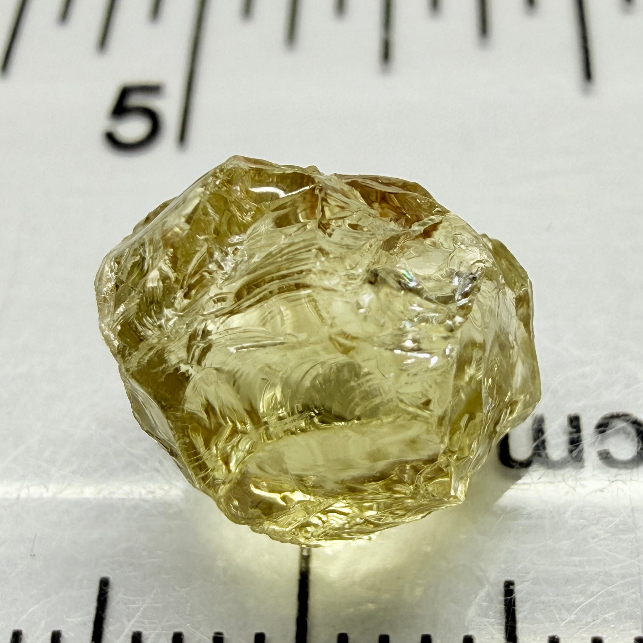 Yellow Tourmaline, 4.90ct, Tanzania, Untreated Unheated, vvs-if