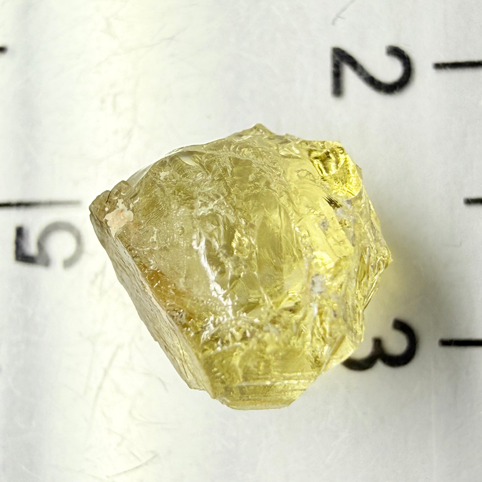 Yellow Tourmaline, 4.90ct, Tanzania, Untreated Unheated, vvs-if